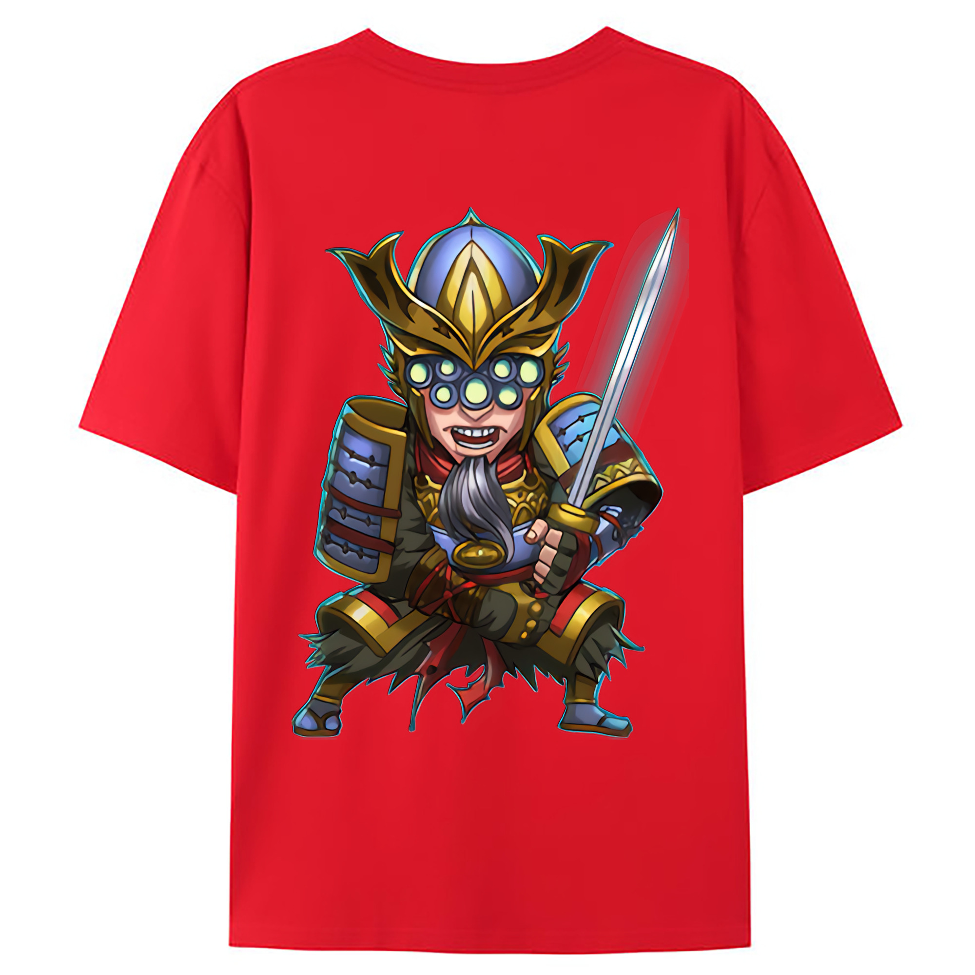 （画像用） リーグ・オブ・レジェンド League of Legends LOL 綿100％ メンズ半袖Tシャツ（バックプリント） 通気性