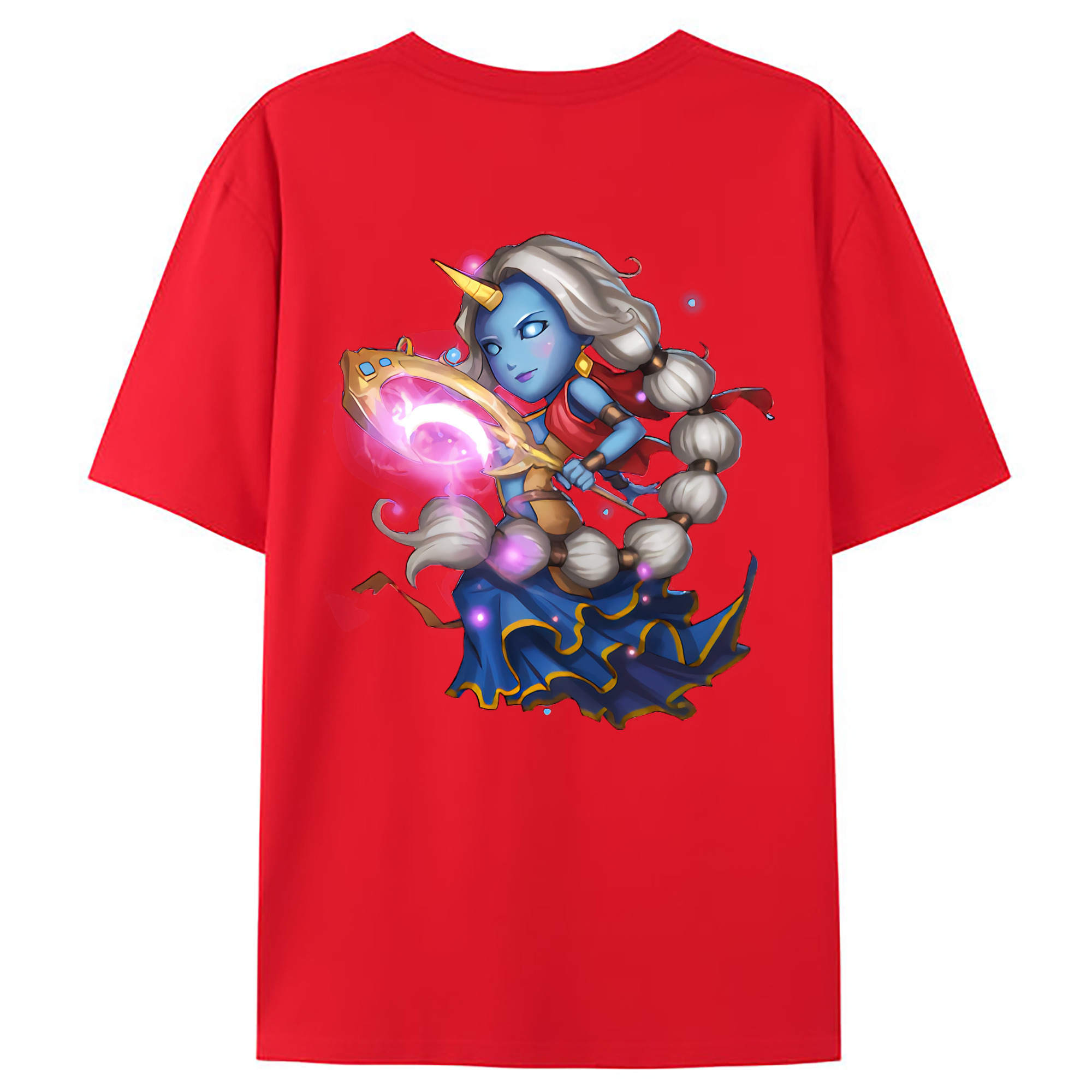 （画像用） リーグ・オブ・レジェンド League of Legends LOL 綿100％ メンズ半袖Tシャツ（バックプリント） 通気性