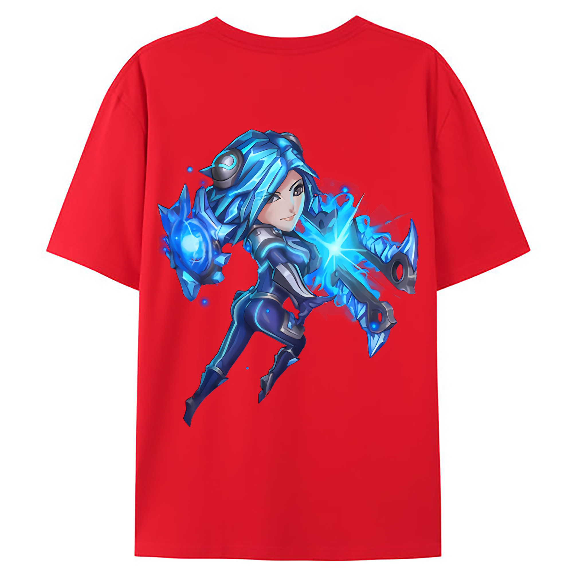 （画像用） リーグ・オブ・レジェンド League of Legends LOL 綿100％ メンズ半袖Tシャツ（バックプリント） 通気性