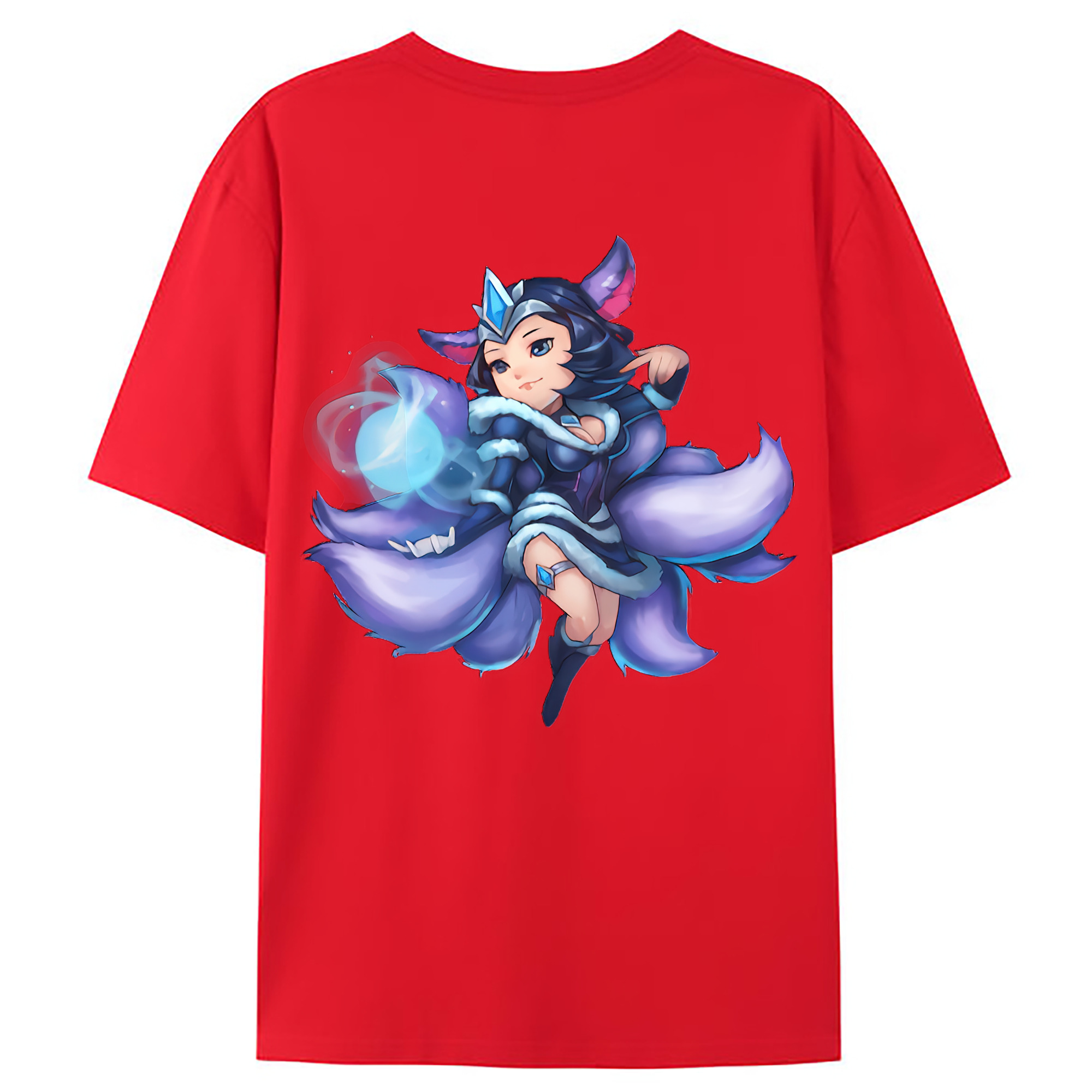 （画像用） リーグ・オブ・レジェンド League of Legends LOL 綿100％ メンズ半袖Tシャツ（バックプリント） 通気性