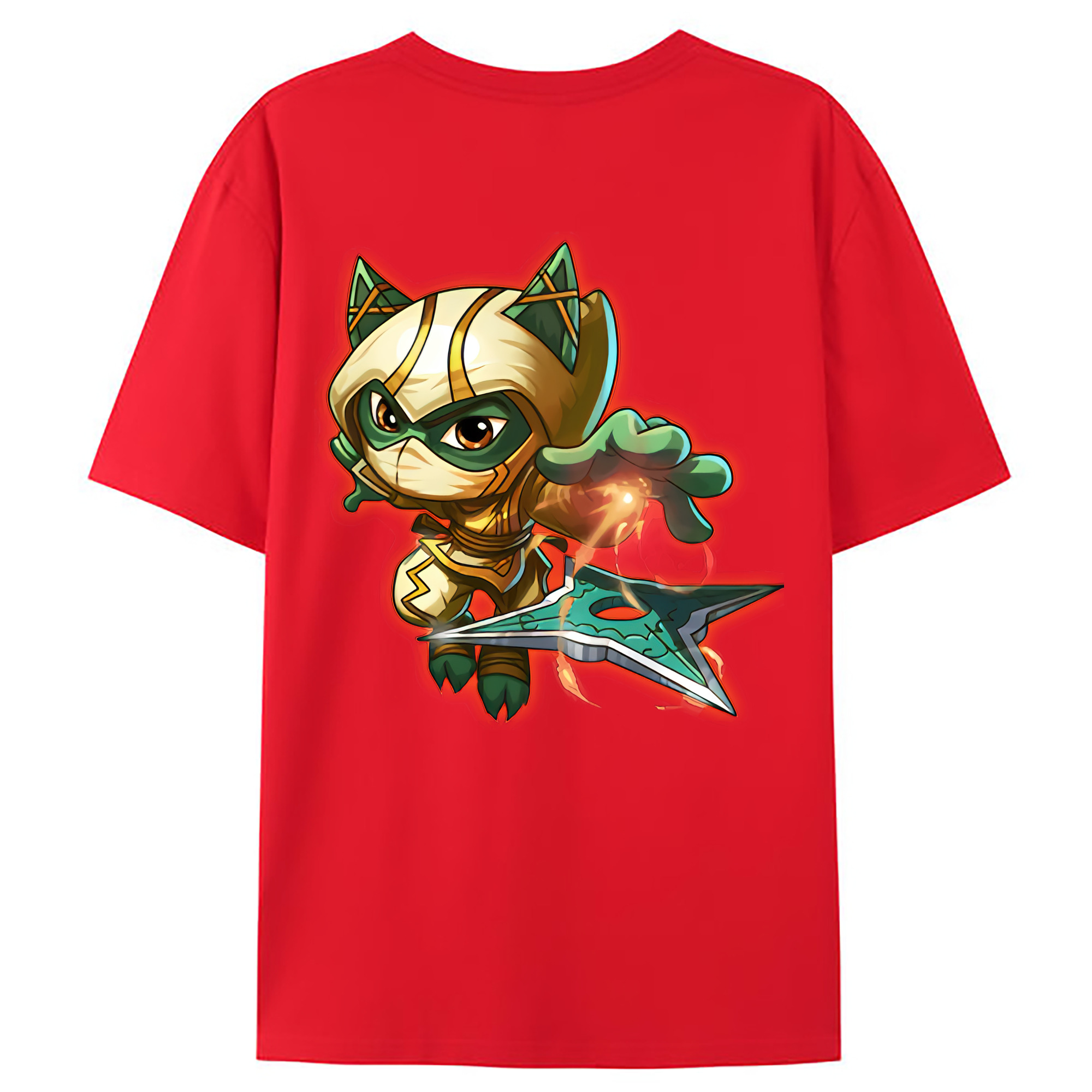 （画像用） リーグ・オブ・レジェンド League of Legends LOL 綿100％ メンズ半袖Tシャツ（バックプリント） 通気性
