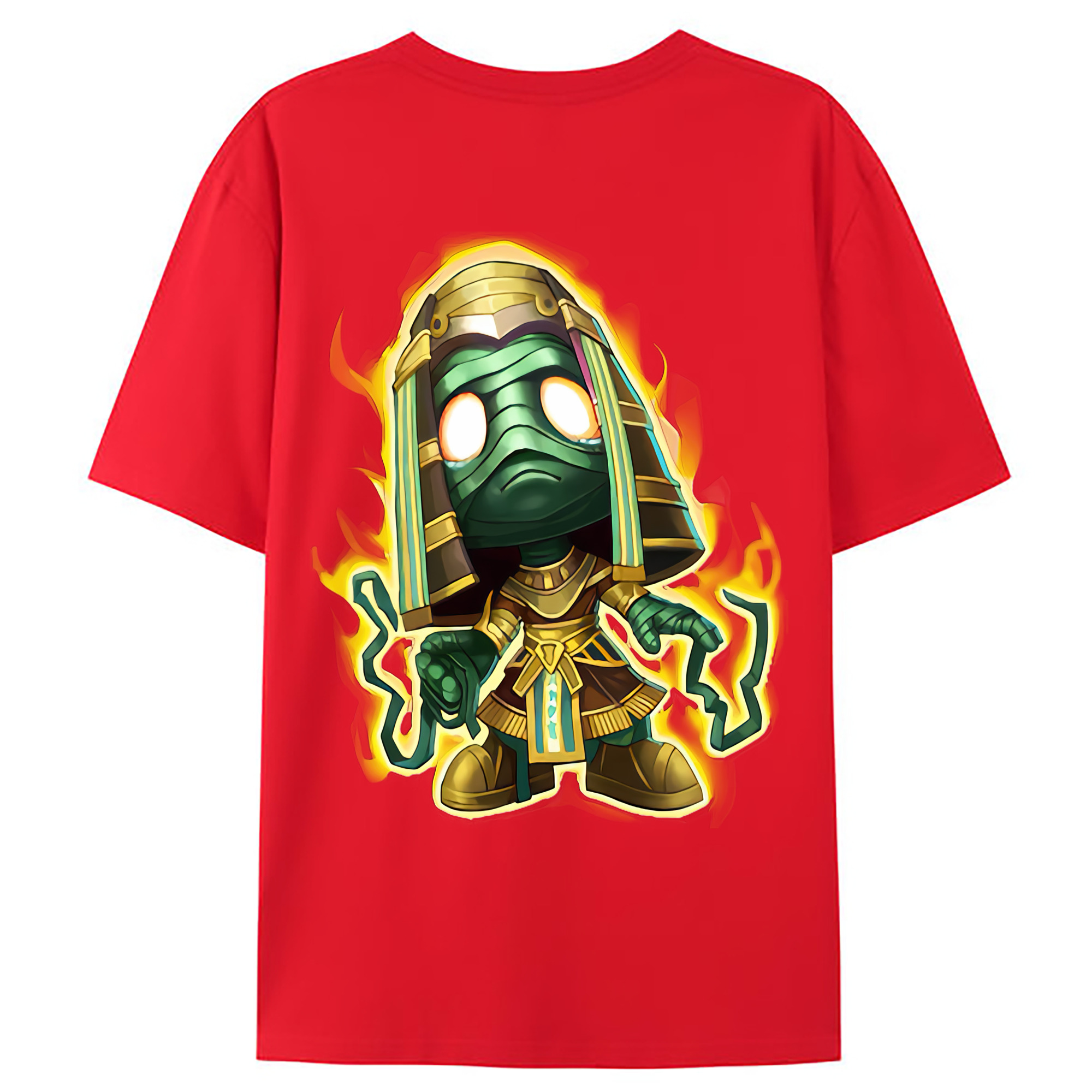 （画像用） リーグ・オブ・レジェンド League of Legends LOL 綿100％ メンズ半袖Tシャツ（バックプリント） 通気性