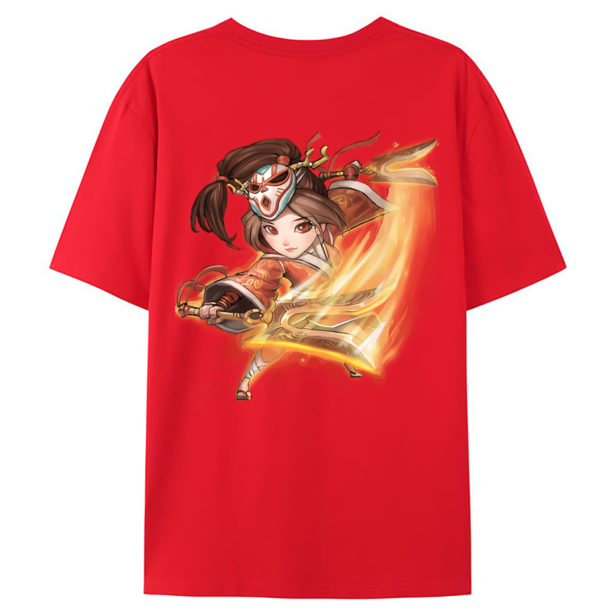 （画像用） リーグ・オブ・レジェンド League of Legends LOL 綿100％ メンズ半袖Tシャツ（バックプリント） 通気性