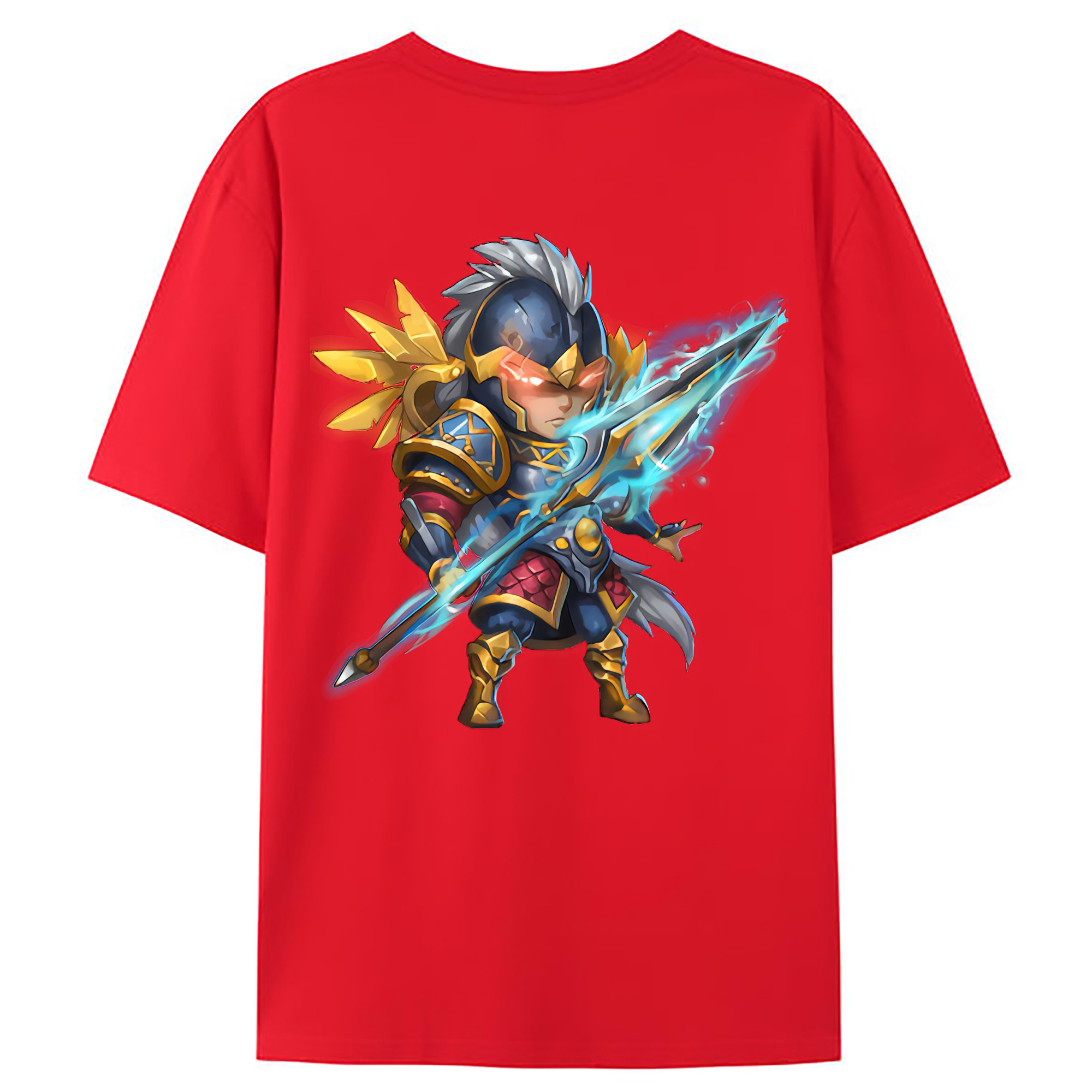 （画像用） リーグ・オブ・レジェンド League of Legends LOL 綿100％ メンズ半袖Tシャツ（バックプリント） 通気性