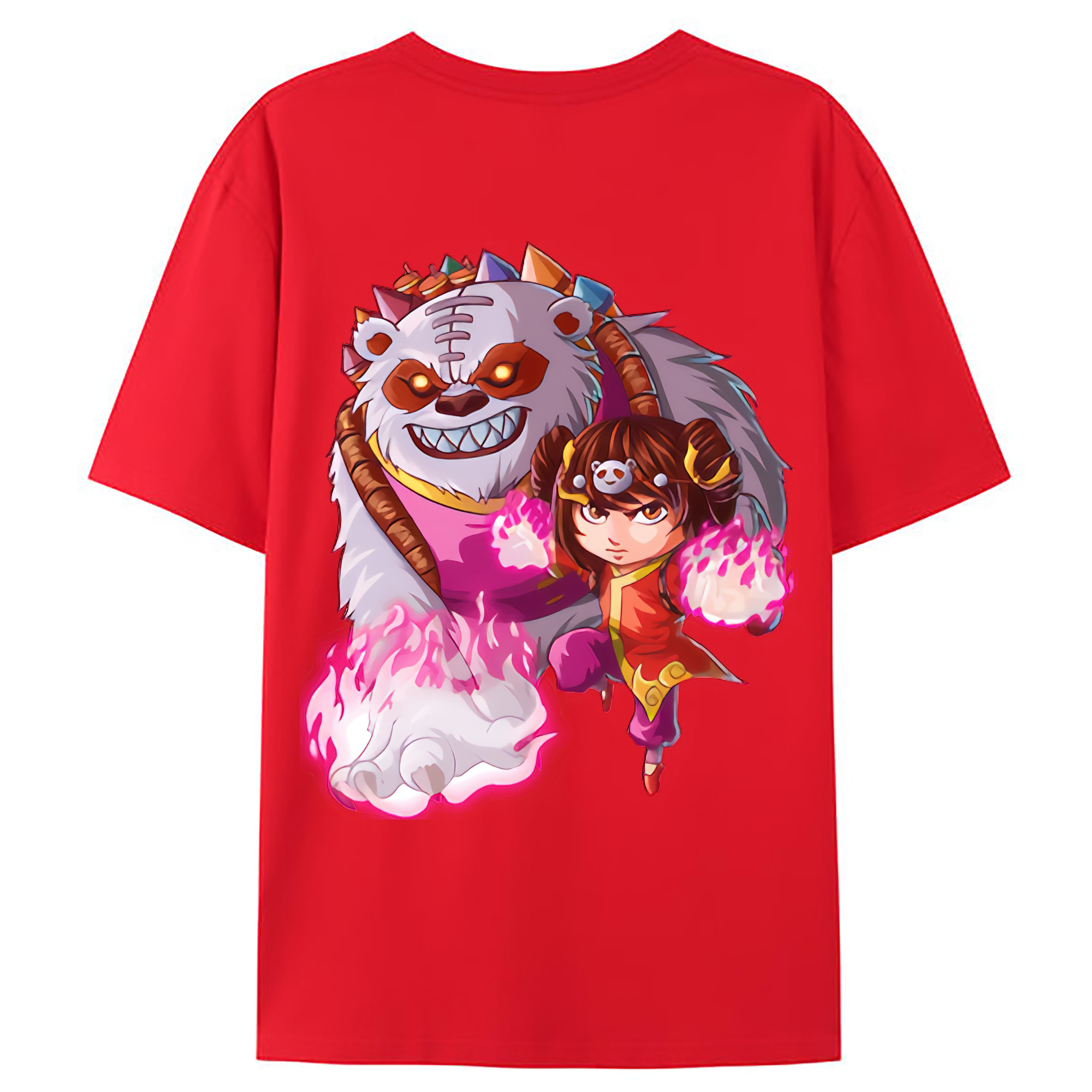 （画像用） リーグ・オブ・レジェンド League of Legends LOL 綿100％ メンズ半袖Tシャツ（バックプリント） 通気性