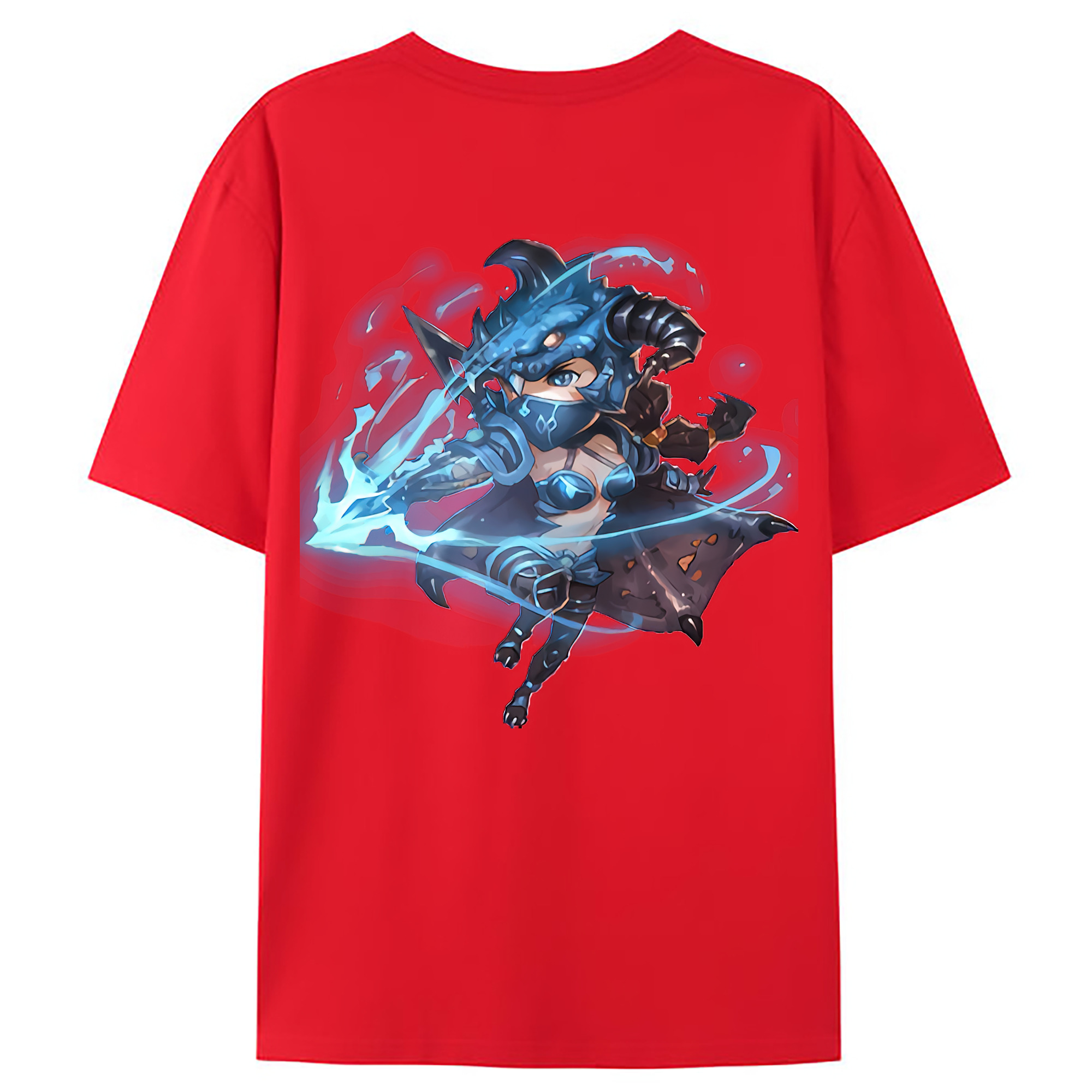 （画像用） リーグ・オブ・レジェンド League of Legends LOL 綿100％ メンズ半袖Tシャツ（バックプリント） 通気性