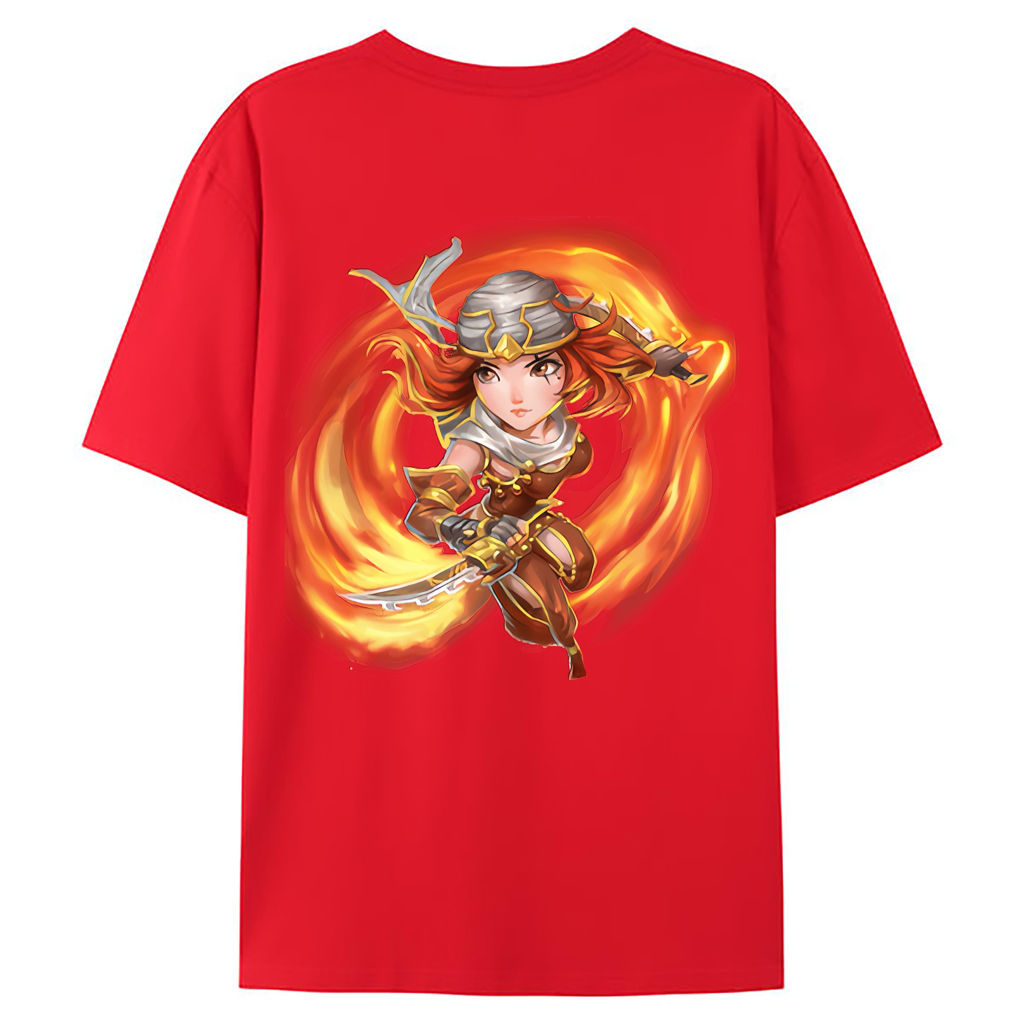 （画像用） リーグ・オブ・レジェンド League of Legends LOL 綿100％ メンズ半袖Tシャツ（バックプリント） 通気性