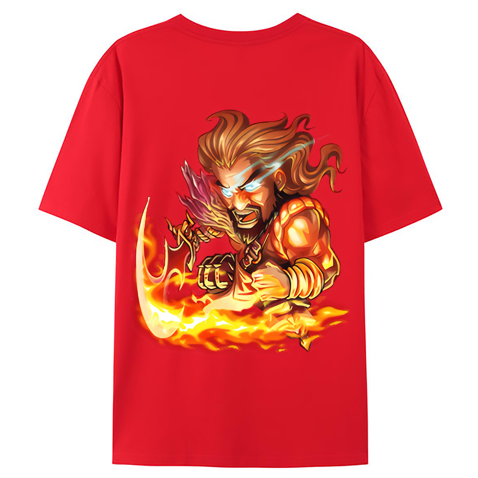 （画像用） リーグ・オブ・レジェンド League of Legends LOL 綿100％ メンズ半袖Tシャツ（バックプリント） 通気性
