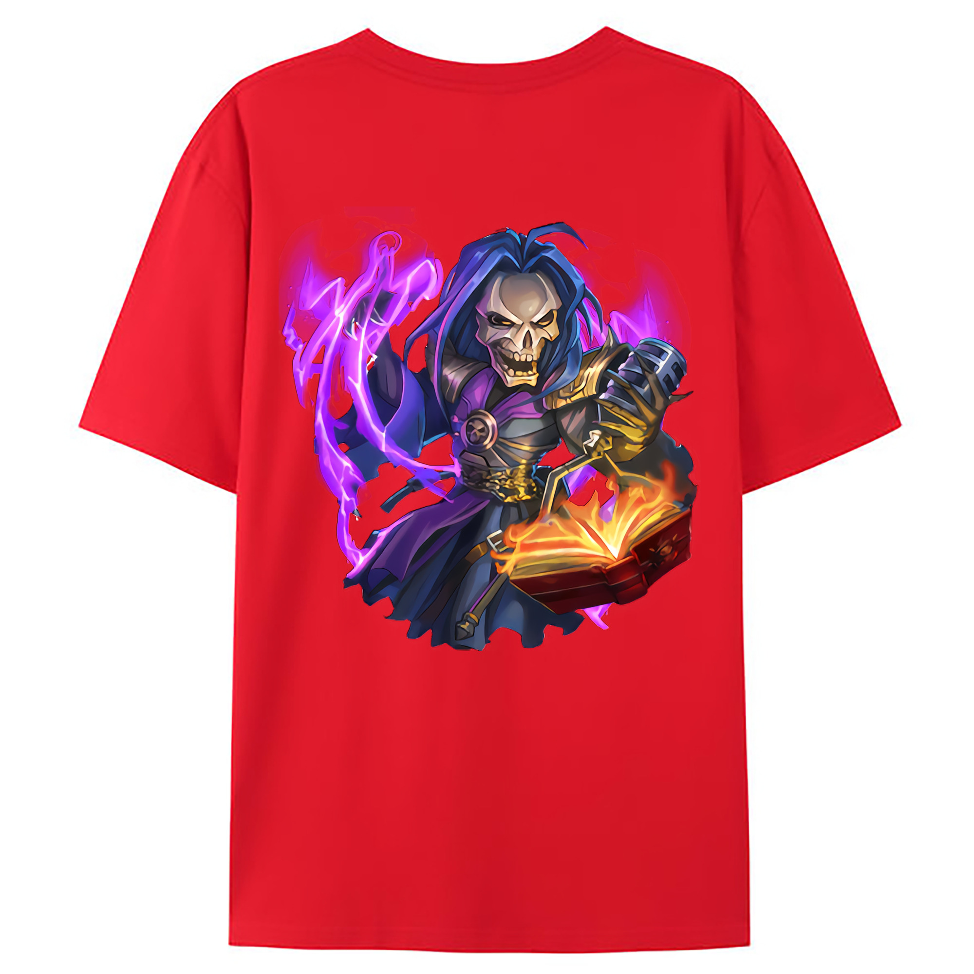 （画像用） リーグ・オブ・レジェンド League of Legends LOL 綿100％ メンズ半袖Tシャツ（バックプリント） 通気性