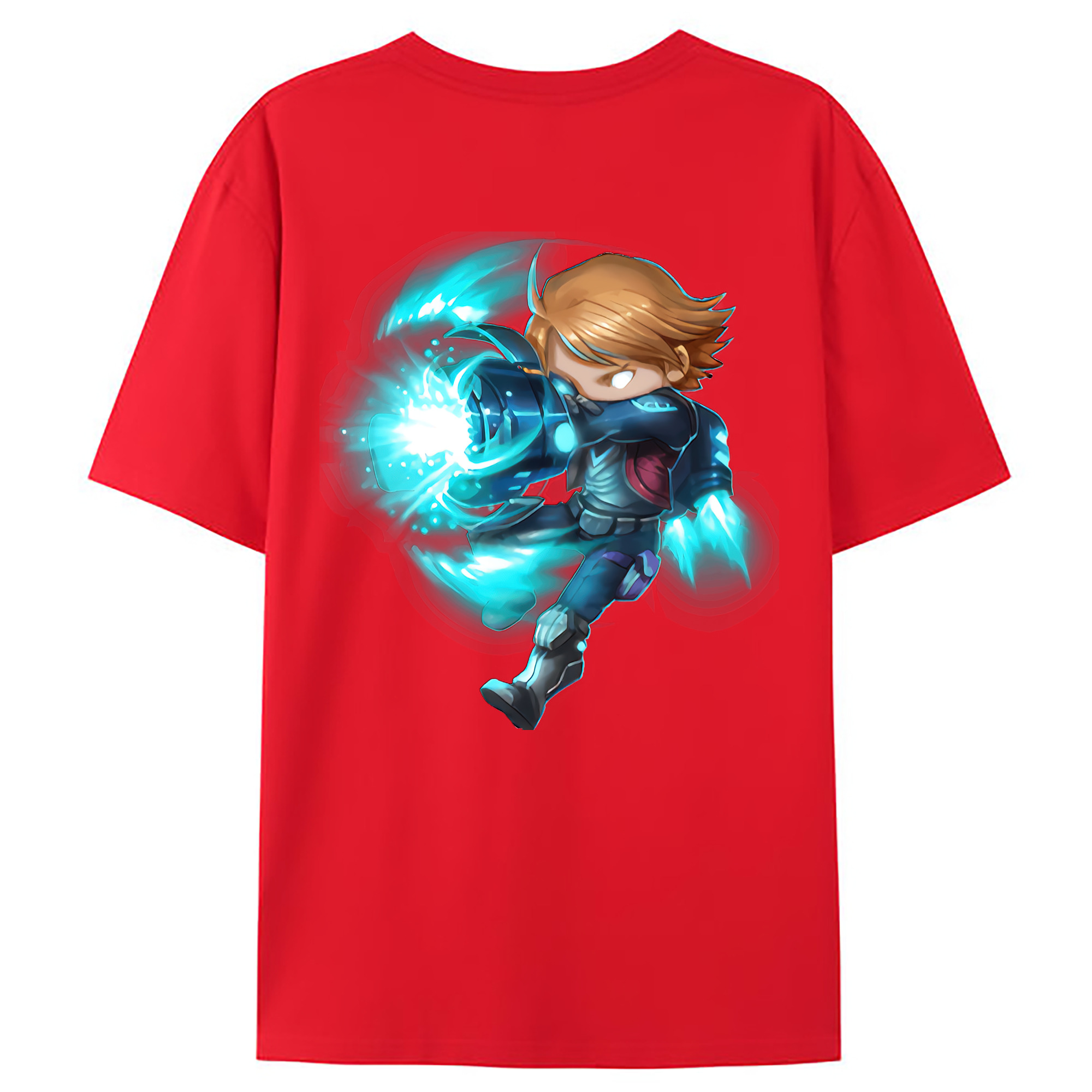 （画像用） リーグ・オブ・レジェンド League of Legends LOL 綿100％ メンズ半袖Tシャツ（バックプリント） 通気性