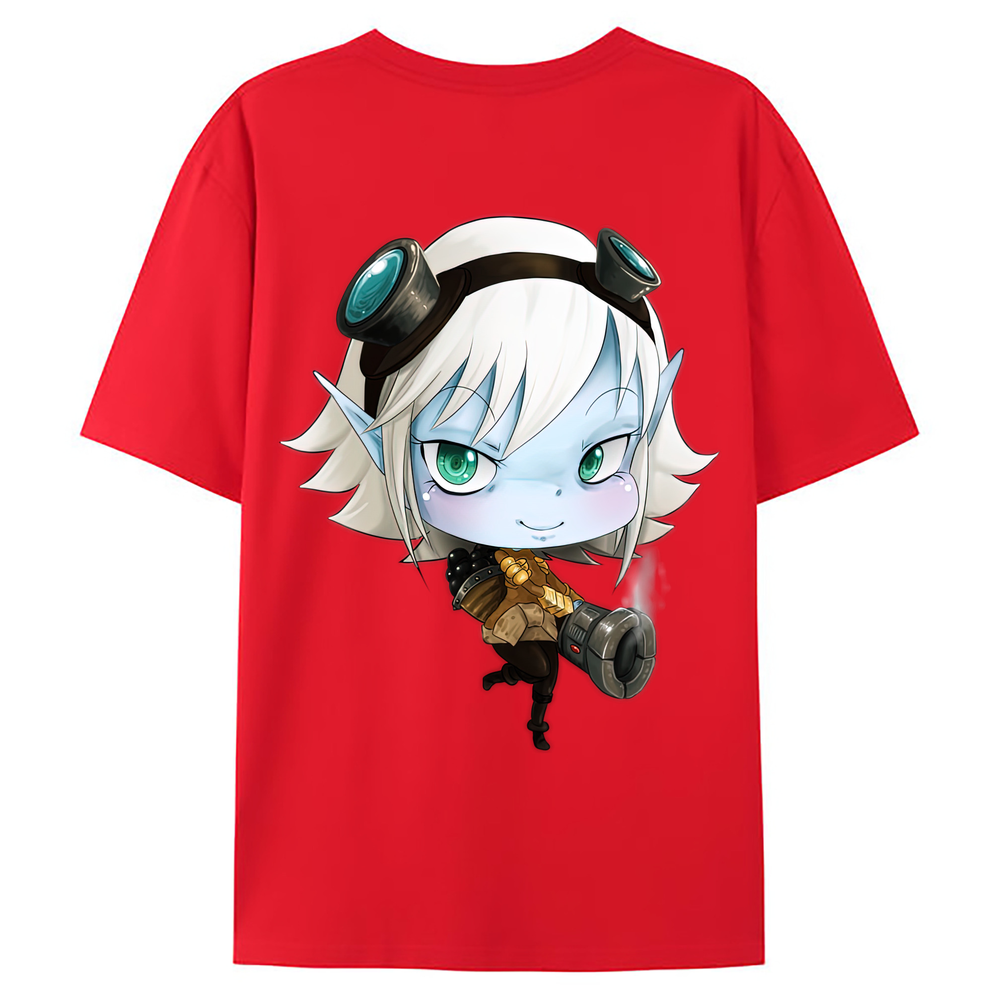 （画像用） リーグ・オブ・レジェンド League of Legends LOL 綿100％ メンズ半袖Tシャツ（バックプリント） 通気性