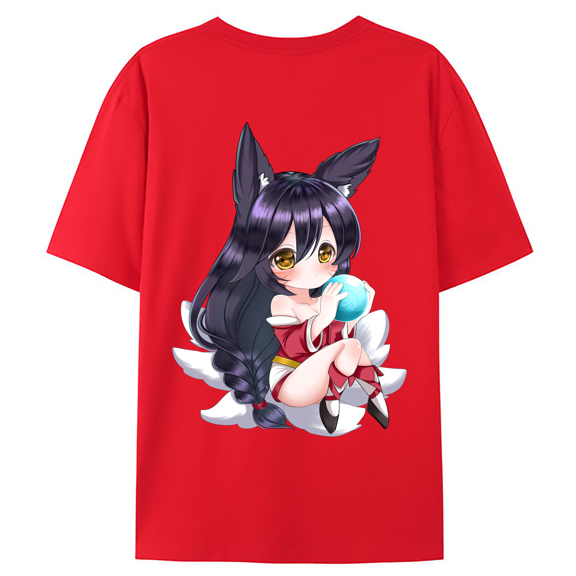 （画像用） リーグ・オブ・レジェンド League of Legends LOL 綿100％ メンズ半袖Tシャツ（バックプリント） 通気性