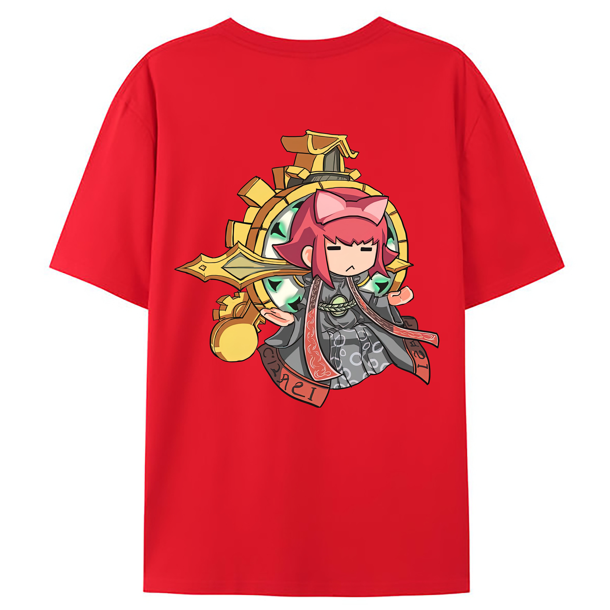 （画像用） リーグ・オブ・レジェンド League of Legends LOL 綿100％ メンズ半袖Tシャツ（バックプリント） 通気性