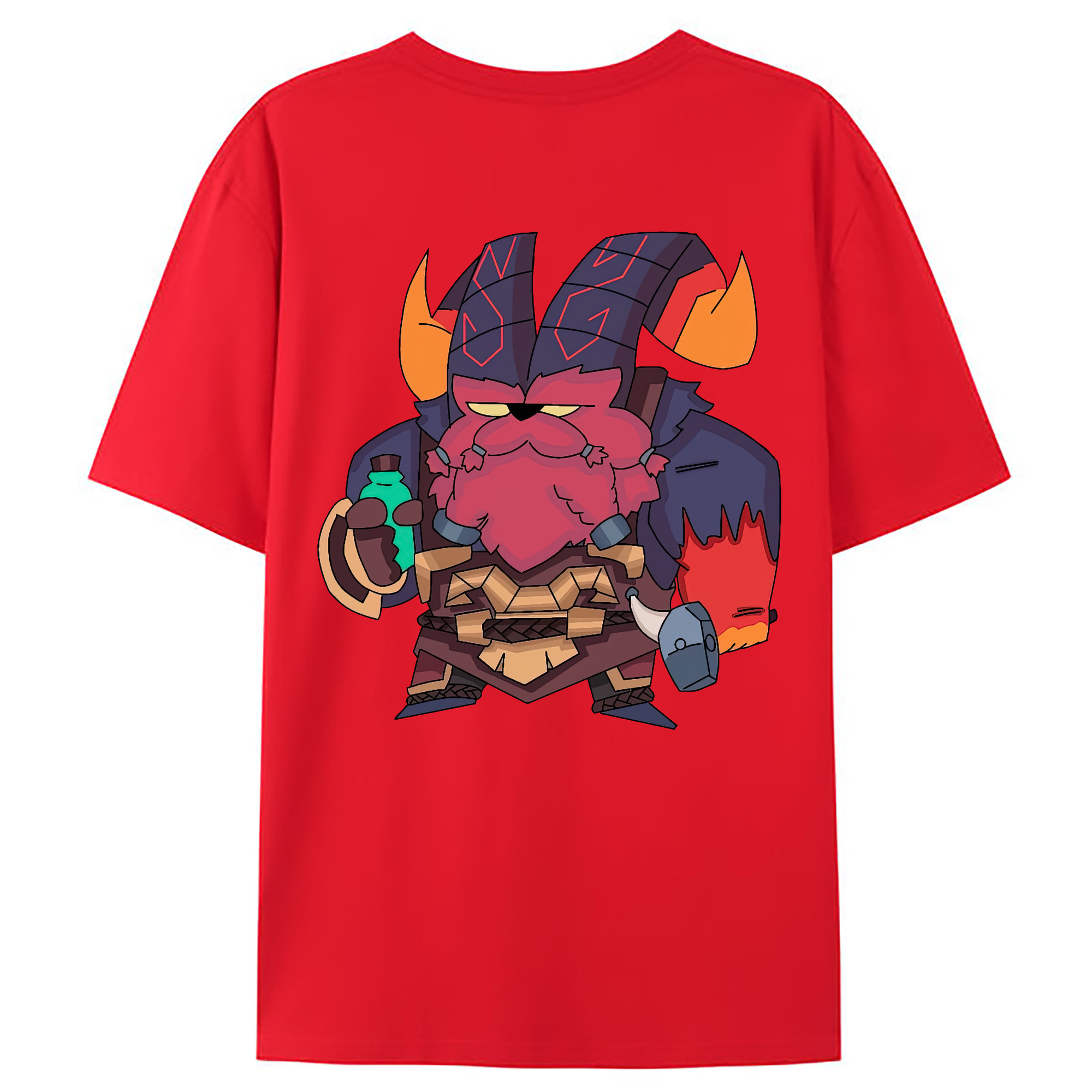 （画像用） リーグ・オブ・レジェンド League of Legends LOL 綿100％ メンズ半袖Tシャツ（バックプリント） 通気性