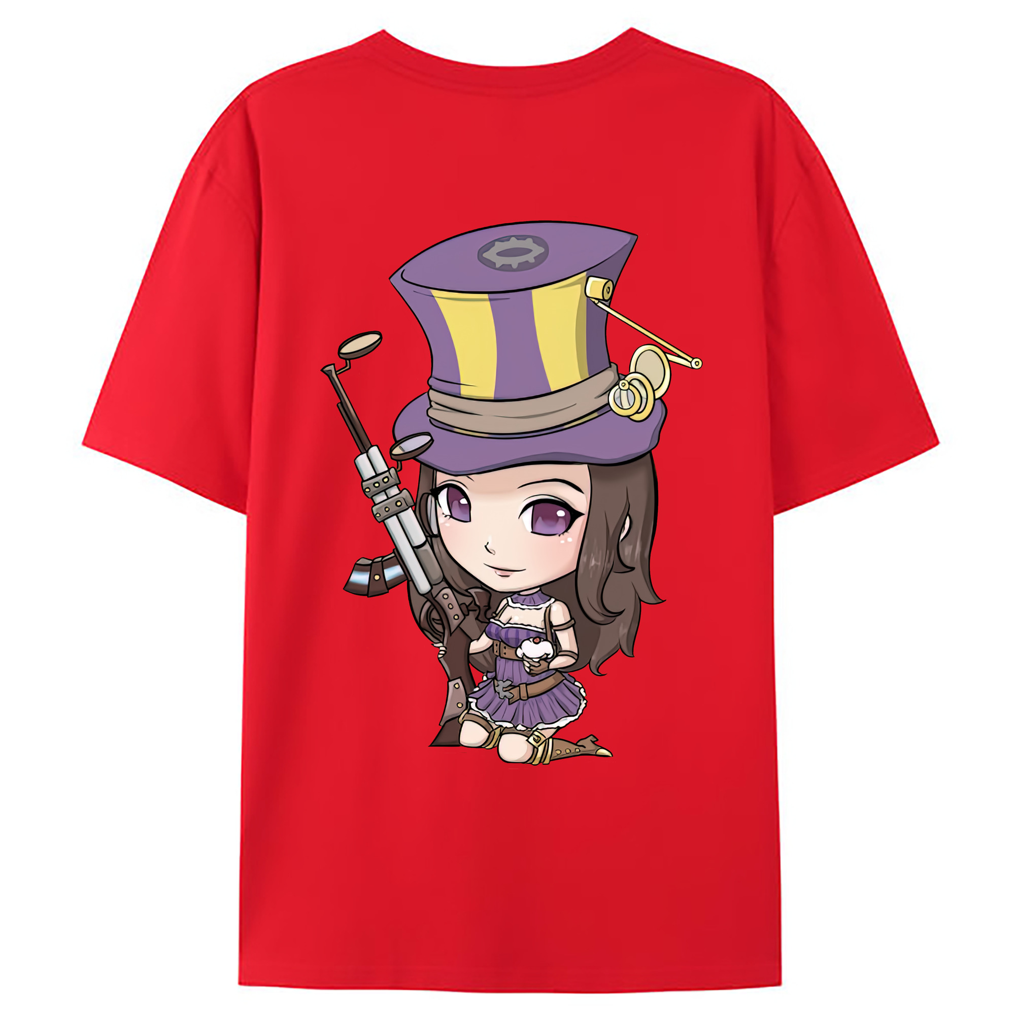 （画像用） リーグ・オブ・レジェンド League of Legends LOL 綿100％ メンズ半袖Tシャツ（バックプリント） 通気性