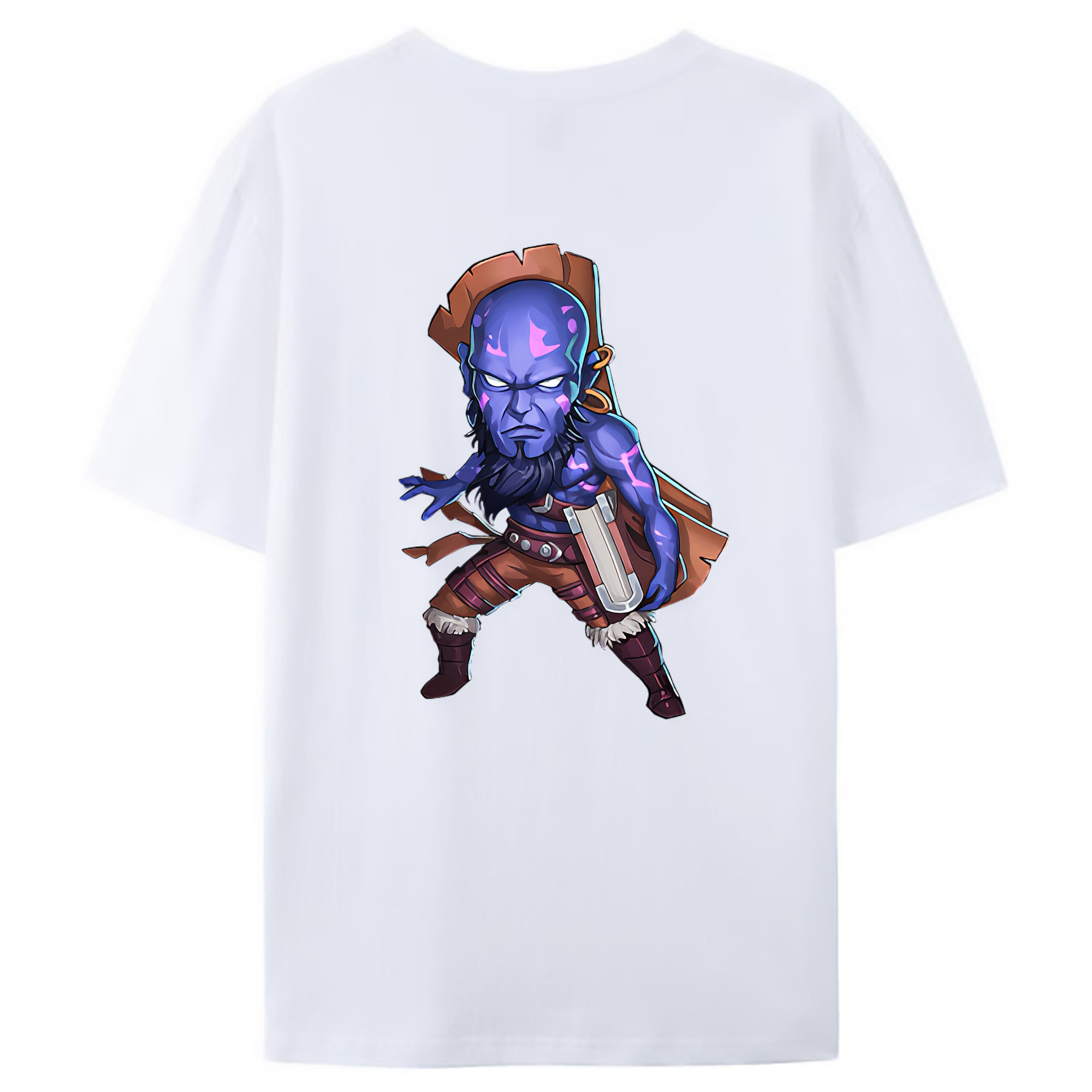 （画像用） リーグ・オブ・レジェンド League of Legends LOL 綿100％ メンズ半袖Tシャツ（バックプリント） 通気性
