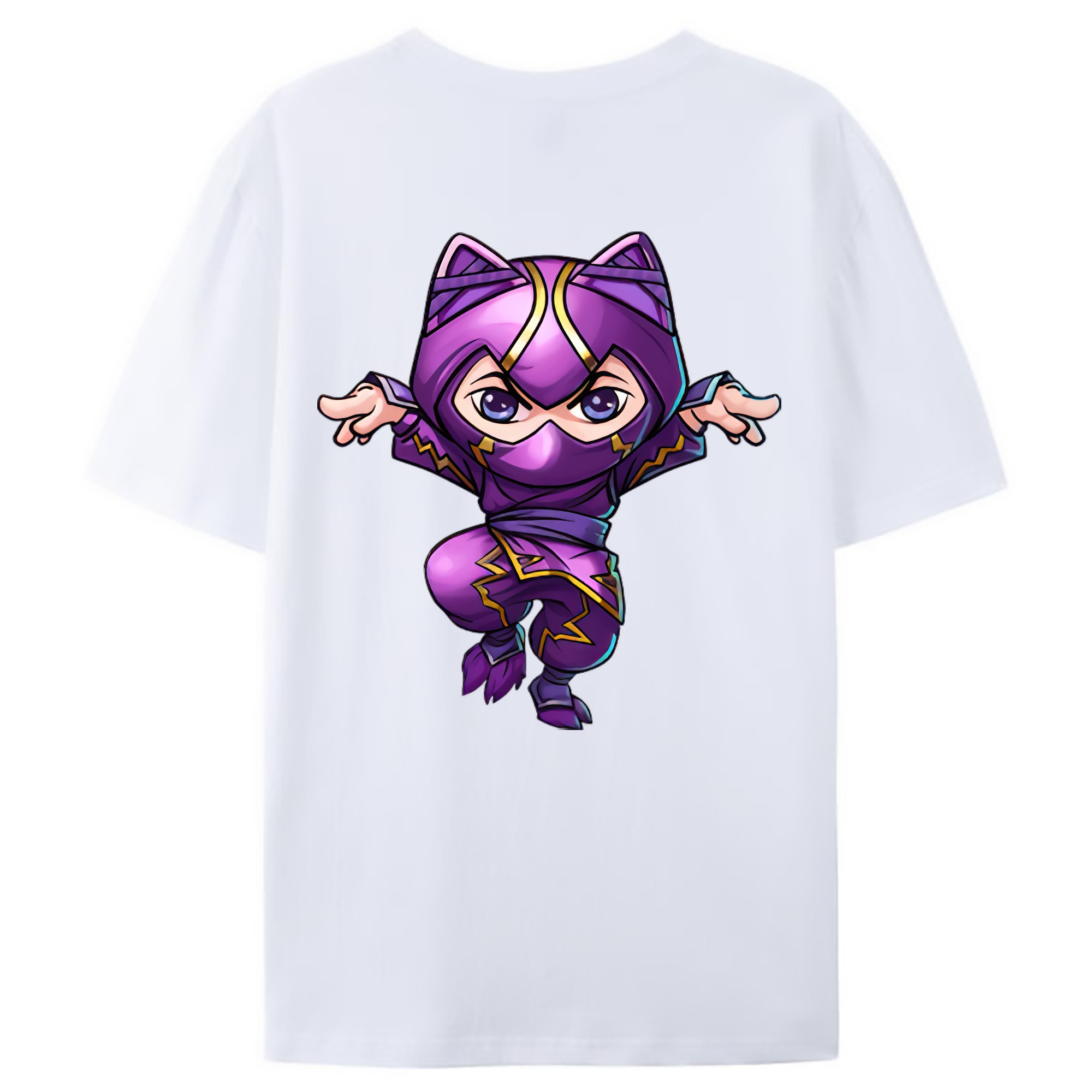 （画像用） リーグ・オブ・レジェンド League of Legends LOL 綿100％ メンズ半袖Tシャツ（バックプリント） 通気性