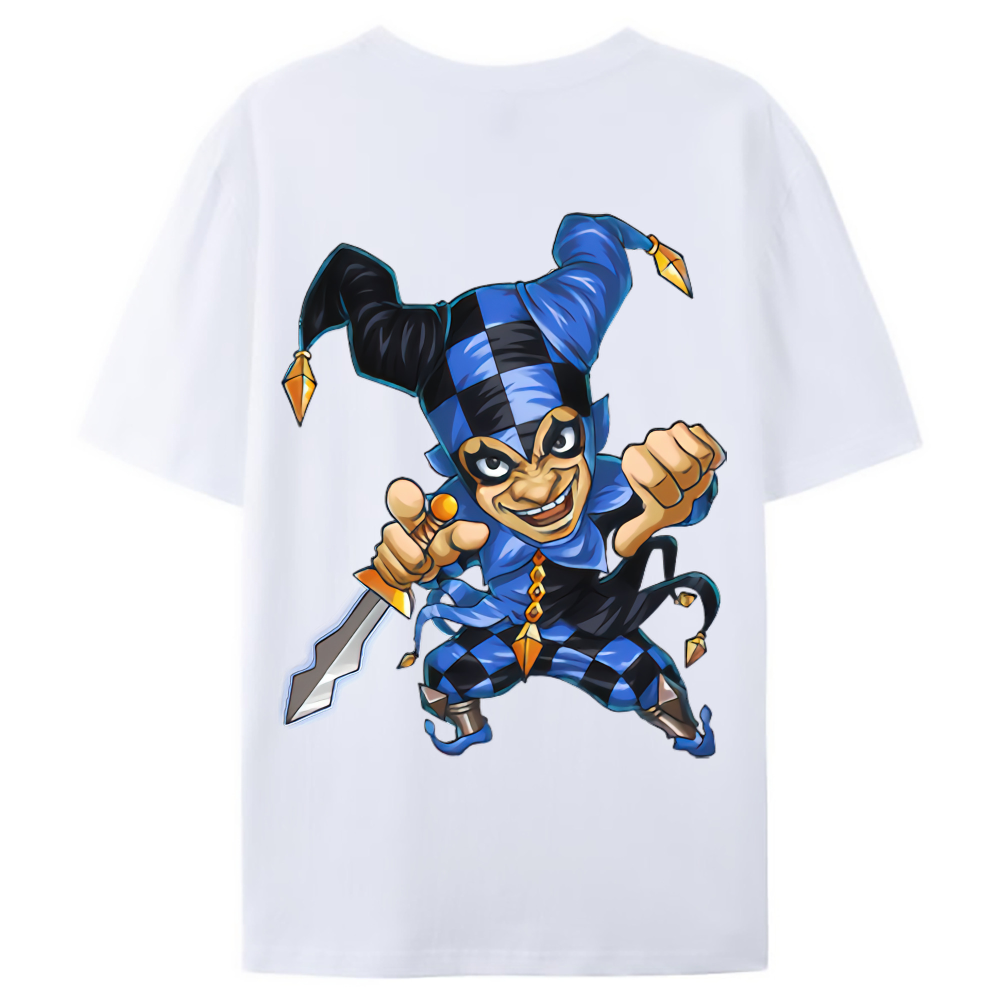 （画像用） リーグ・オブ・レジェンド League of Legends LOL 綿100％ メンズ半袖Tシャツ（バックプリント） 通気性
