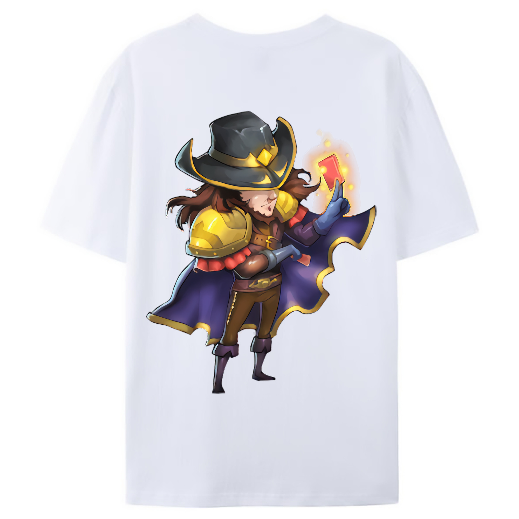 （画像用） リーグ・オブ・レジェンド League of Legends LOL 綿100％ メンズ半袖Tシャツ（バックプリント） 通気性