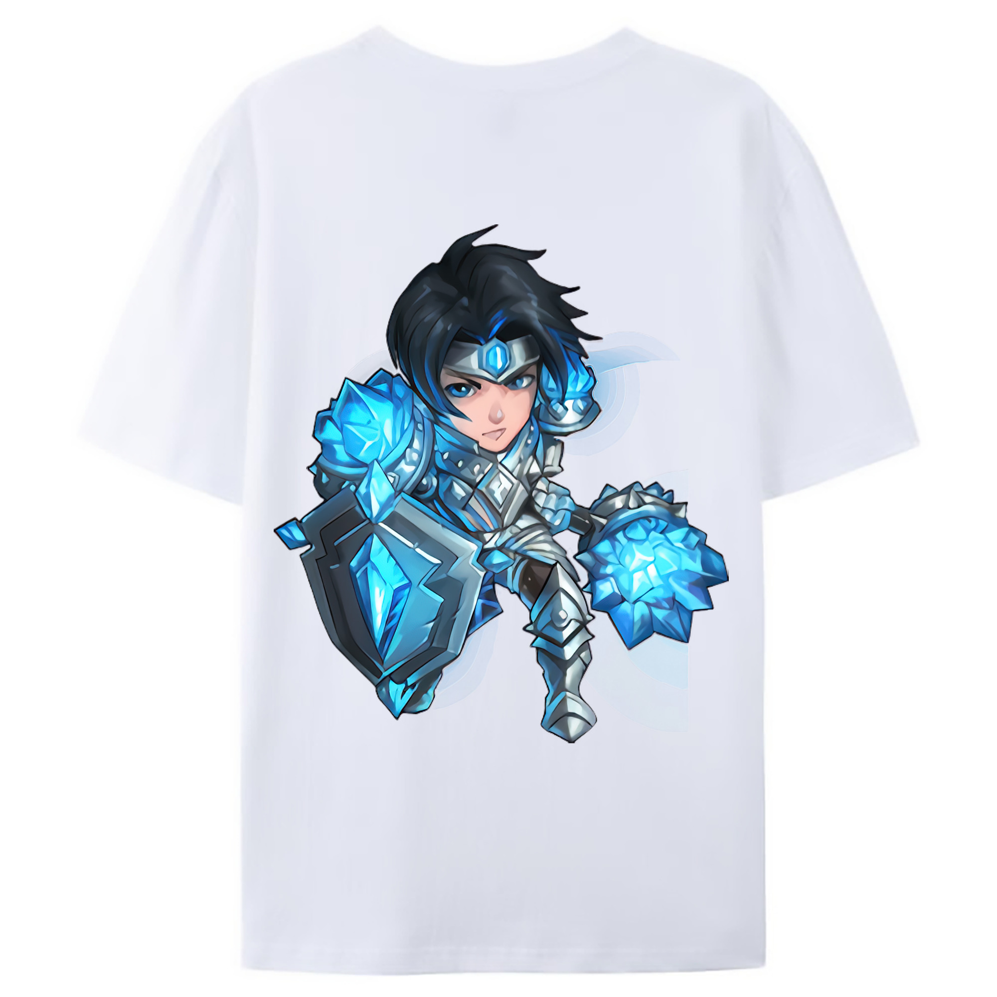 （画像用） リーグ・オブ・レジェンド League of Legends LOL 綿100％ メンズ半袖Tシャツ（バックプリント） 通気性