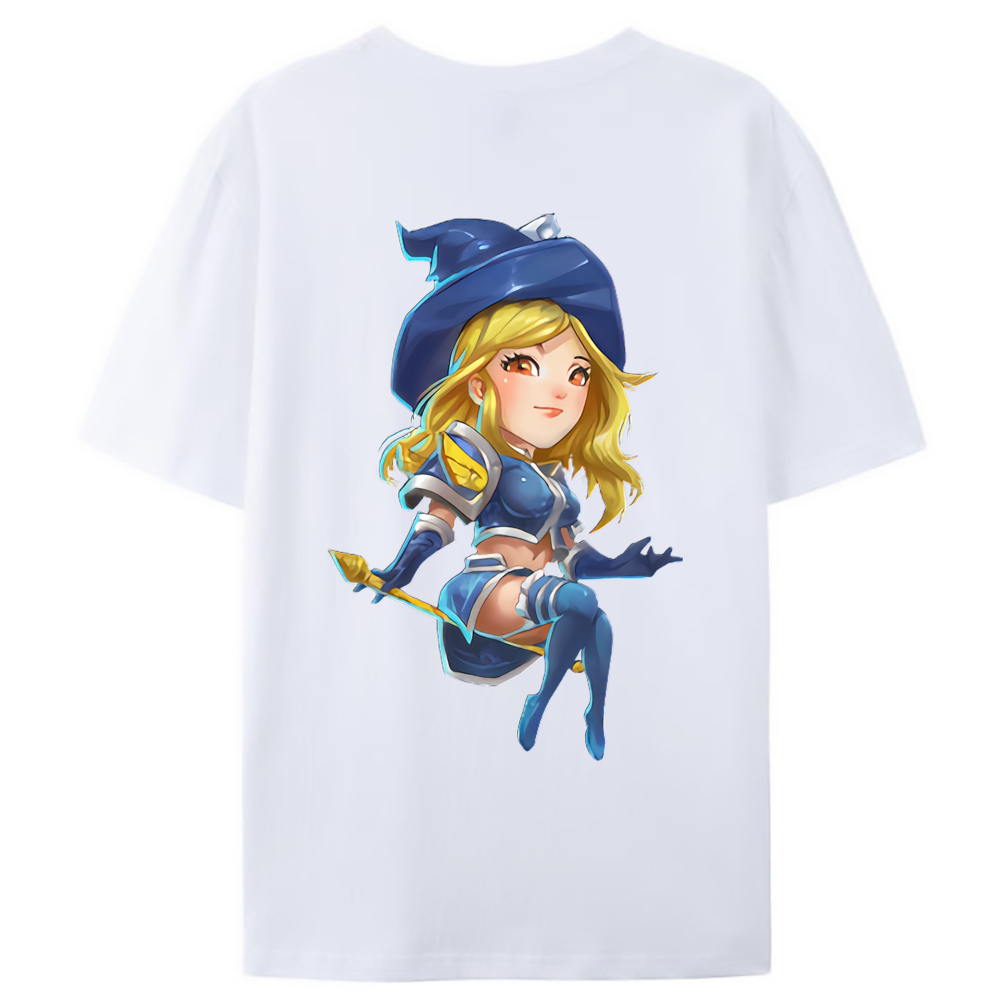 （画像用） リーグ・オブ・レジェンド League of Legends LOL 綿100％ メンズ半袖Tシャツ（バックプリント） 通気性