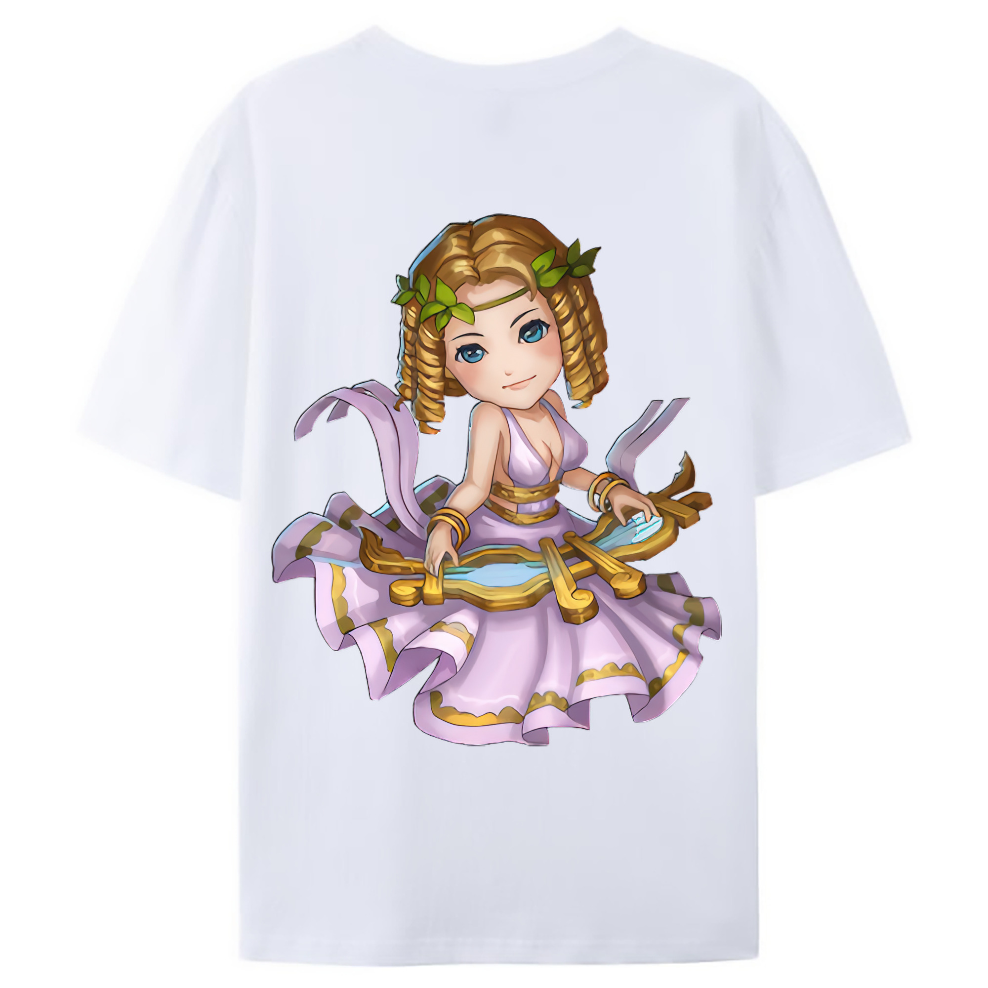（画像用） リーグ・オブ・レジェンド League of Legends LOL 綿100％ メンズ半袖Tシャツ（バックプリント） 通気性