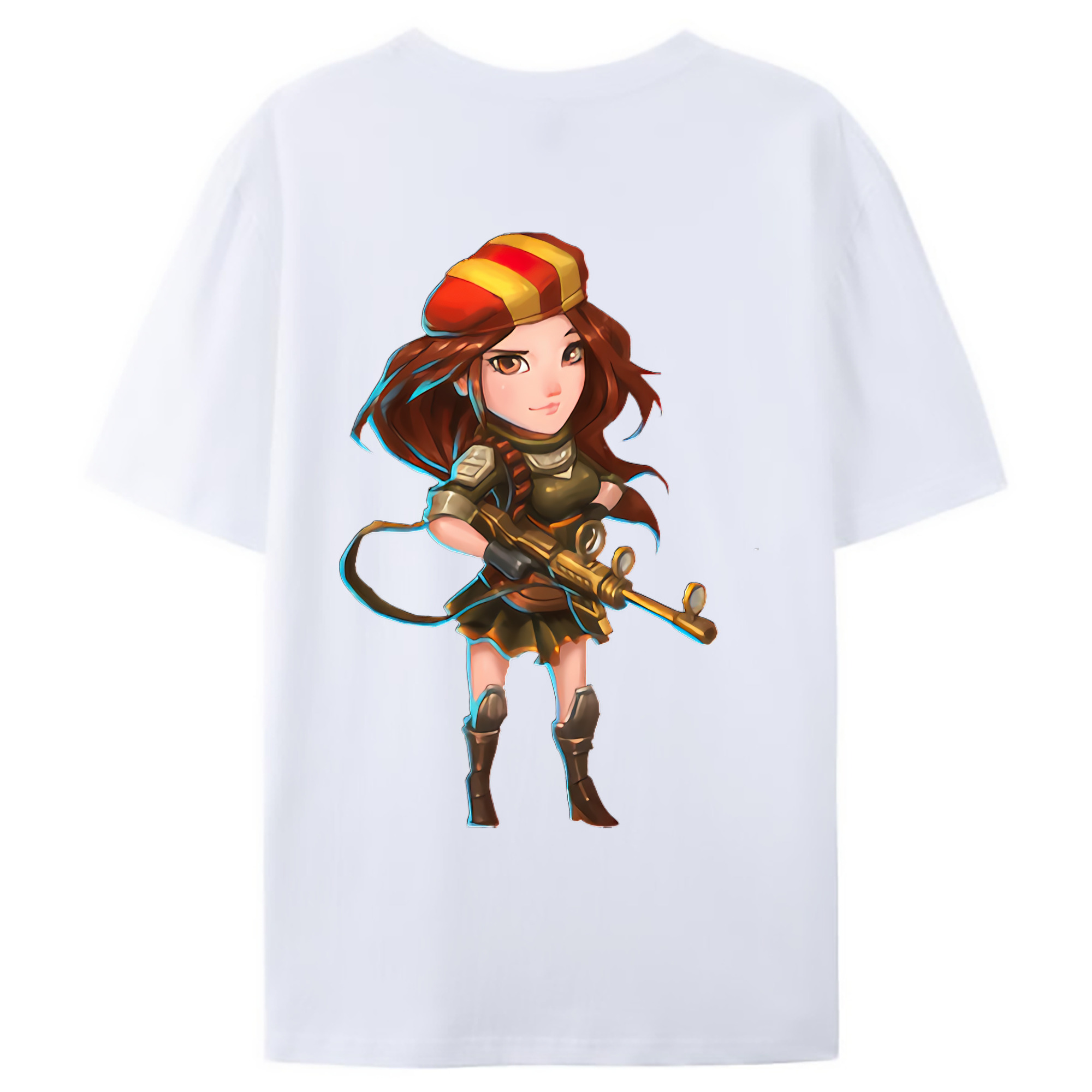 （画像用） リーグ・オブ・レジェンド League of Legends LOL 綿100％ メンズ半袖Tシャツ（バックプリント） 通気性