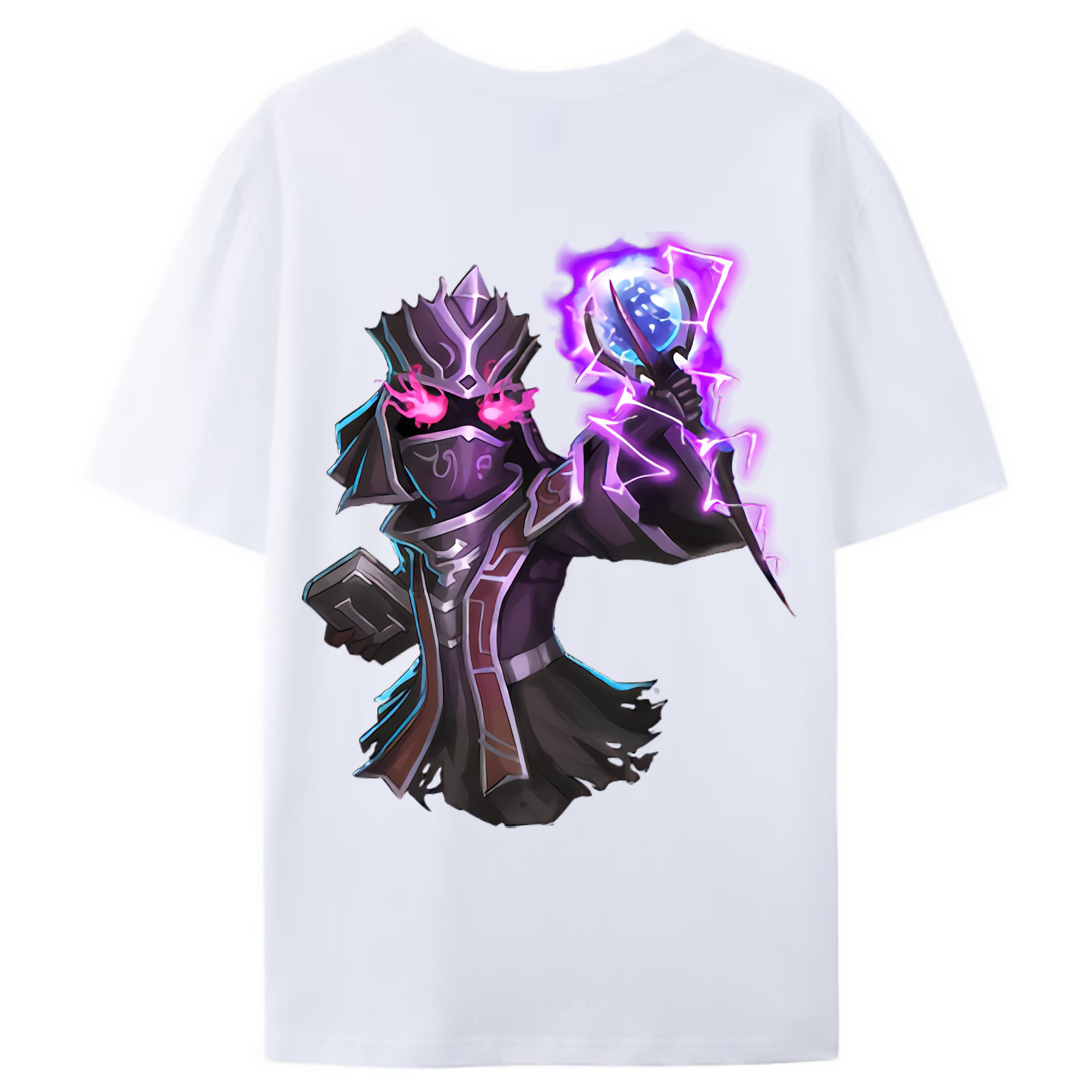 （画像用） リーグ・オブ・レジェンド League of Legends LOL 綿100％ メンズ半袖Tシャツ（バックプリント） 通気性