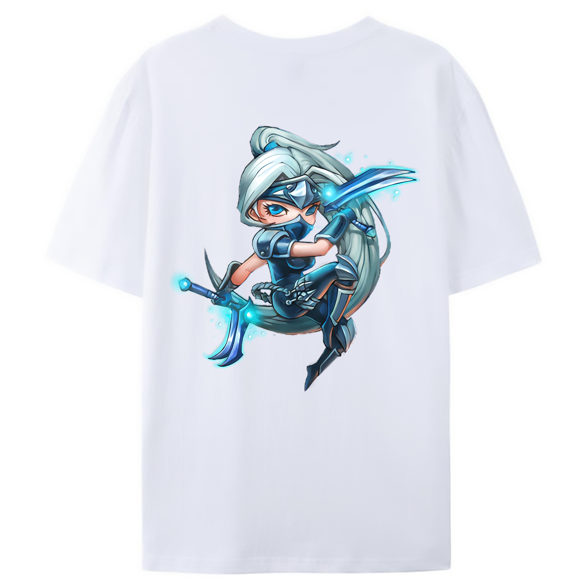（画像用） リーグ・オブ・レジェンド League of Legends LOL 綿100％ メンズ半袖Tシャツ（バックプリント） 通気性