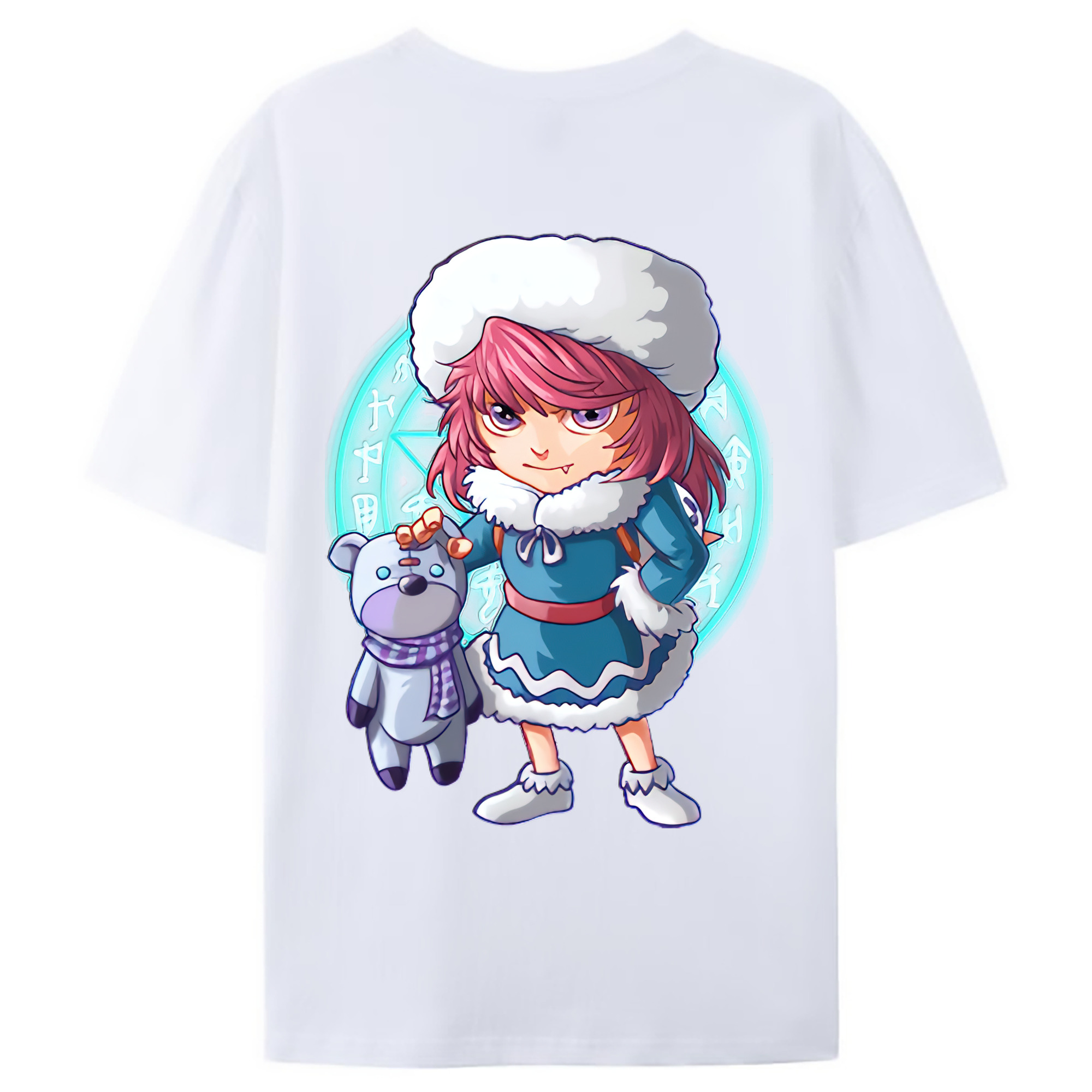 （画像用） リーグ・オブ・レジェンド League of Legends LOL 綿100％ メンズ半袖Tシャツ（バックプリント） 通気性
