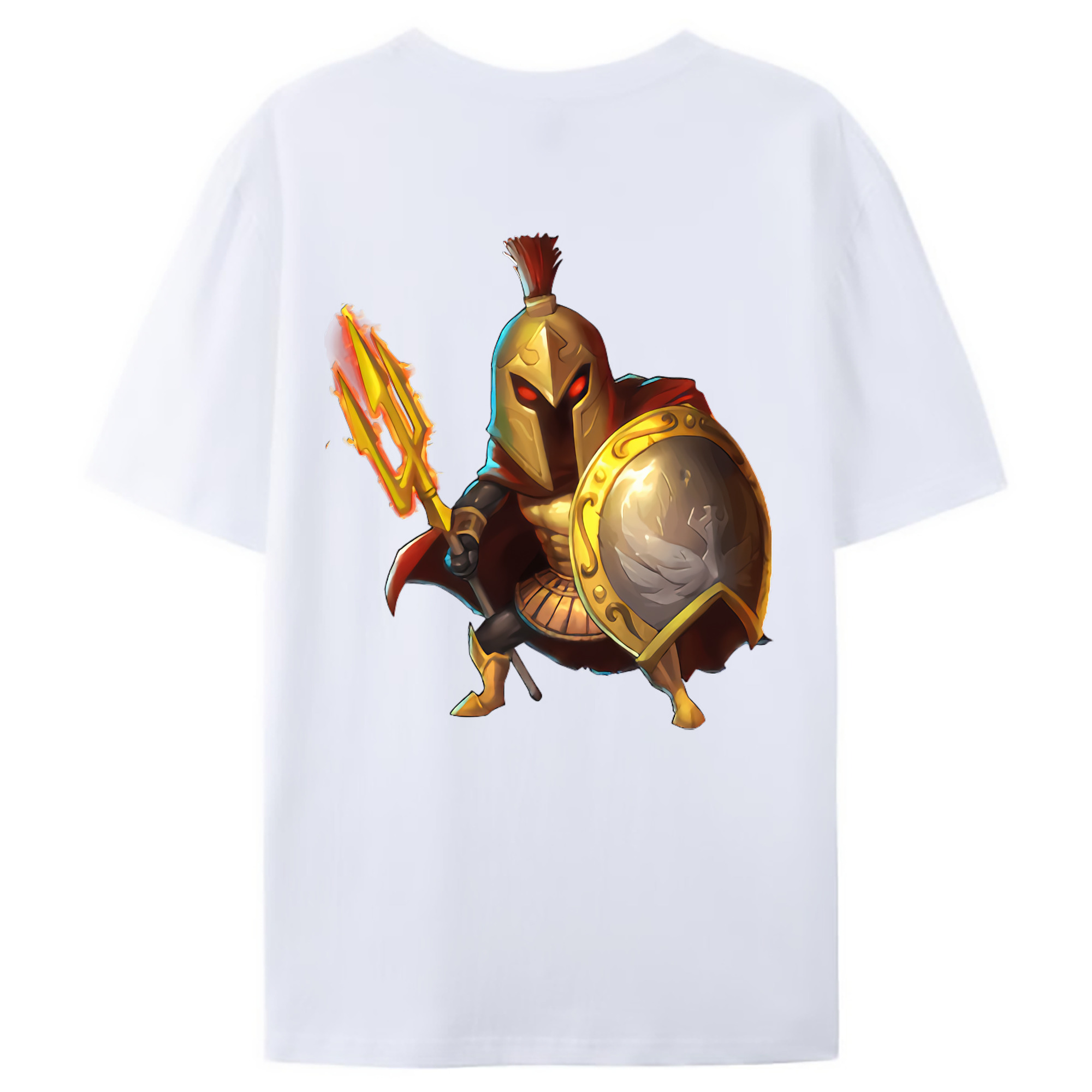 （画像用） リーグ・オブ・レジェンド League of Legends LOL 綿100％ メンズ半袖Tシャツ（バックプリント） 通気性