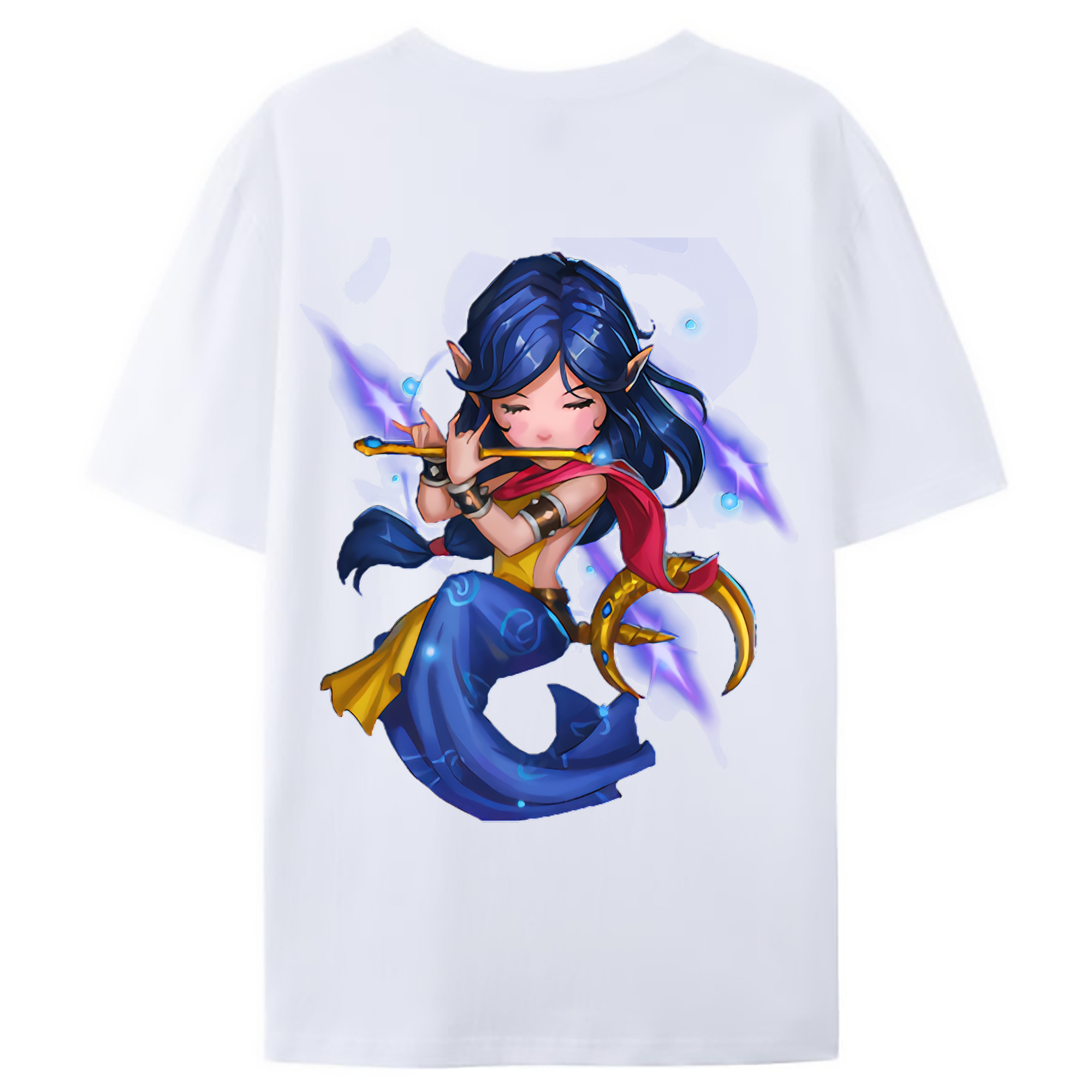 （画像用） リーグ・オブ・レジェンド League of Legends LOL 綿100％ メンズ半袖Tシャツ（バックプリント） 通気性
