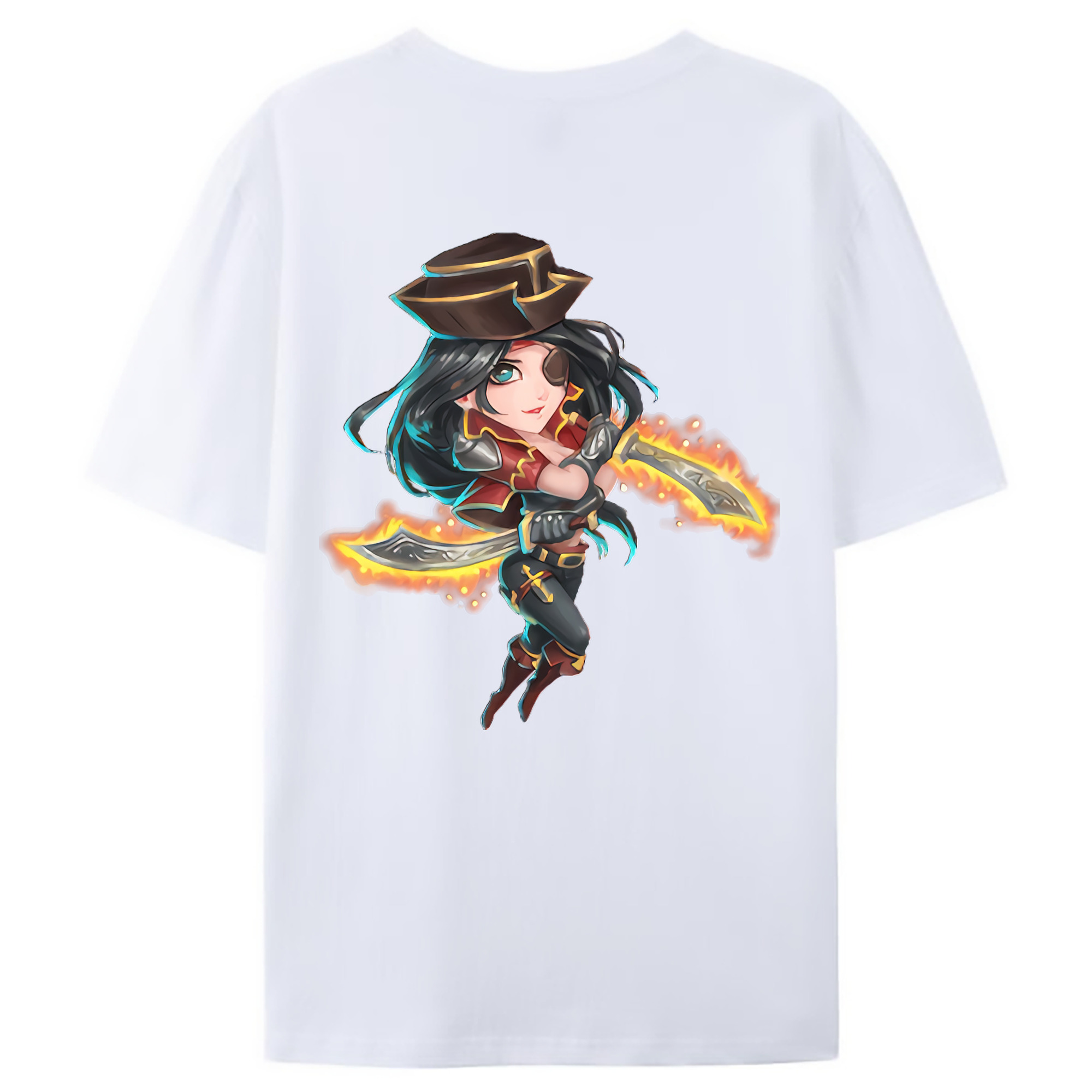 （画像用） リーグ・オブ・レジェンド League of Legends LOL 綿100％ メンズ半袖Tシャツ（バックプリント） 通気性