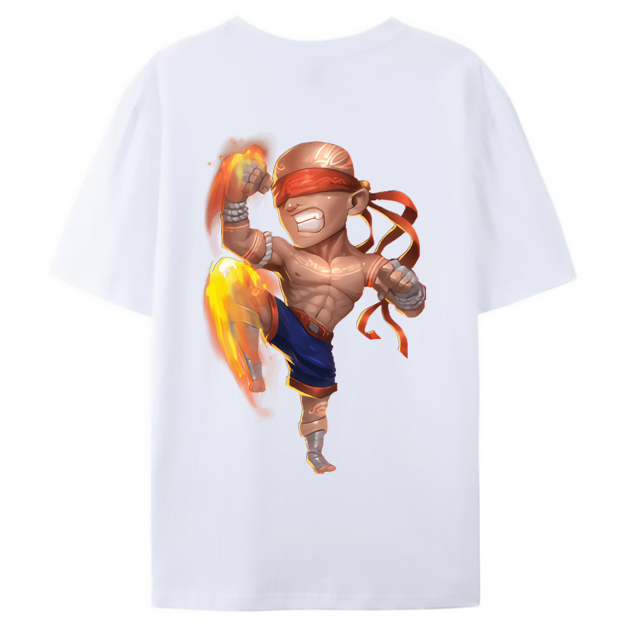 （画像用） リーグ・オブ・レジェンド League of Legends LOL 綿100％ メンズ半袖Tシャツ（バックプリント） 通気性