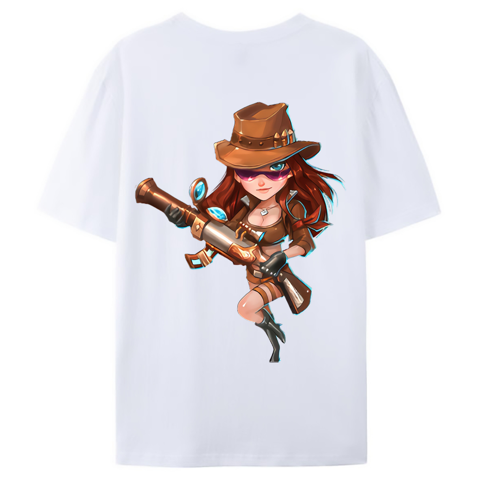 （画像用） リーグ・オブ・レジェンド League of Legends LOL 綿100％ メンズ半袖Tシャツ（バックプリント） 通気性
