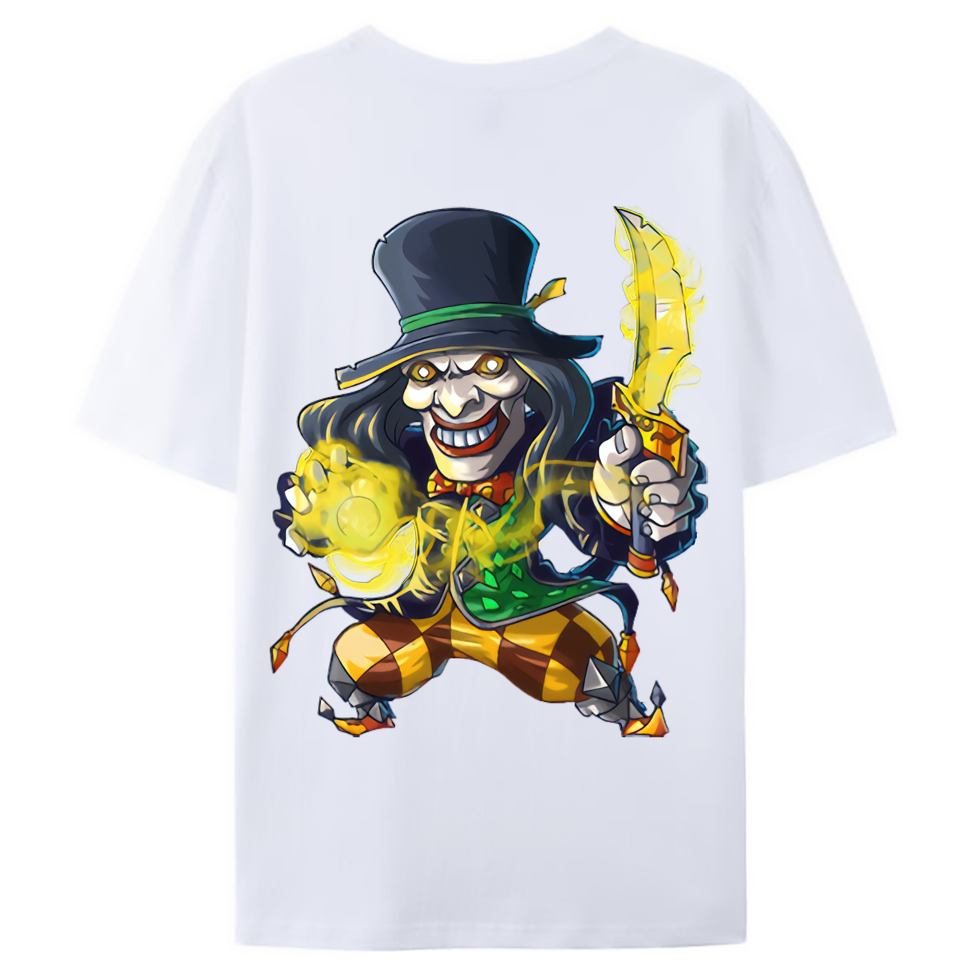 （画像用） リーグ・オブ・レジェンド League of Legends LOL 綿100％ メンズ半袖Tシャツ（バックプリント） 通気性