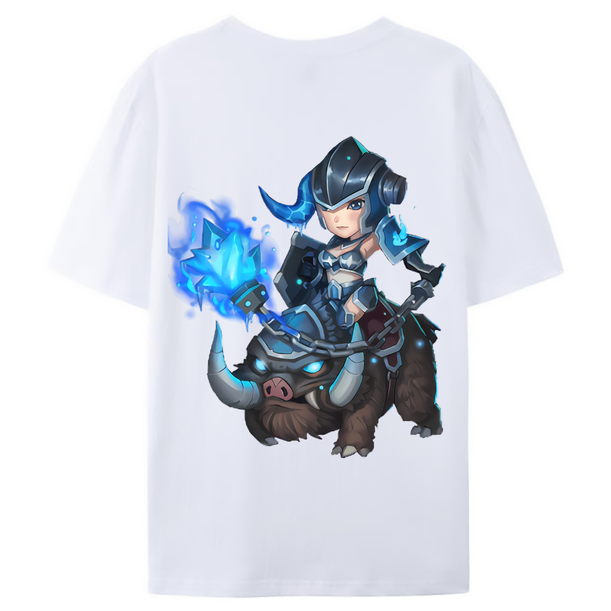 （画像用） リーグ・オブ・レジェンド League of Legends LOL 綿100％ メンズ半袖Tシャツ（バックプリント） 通気性