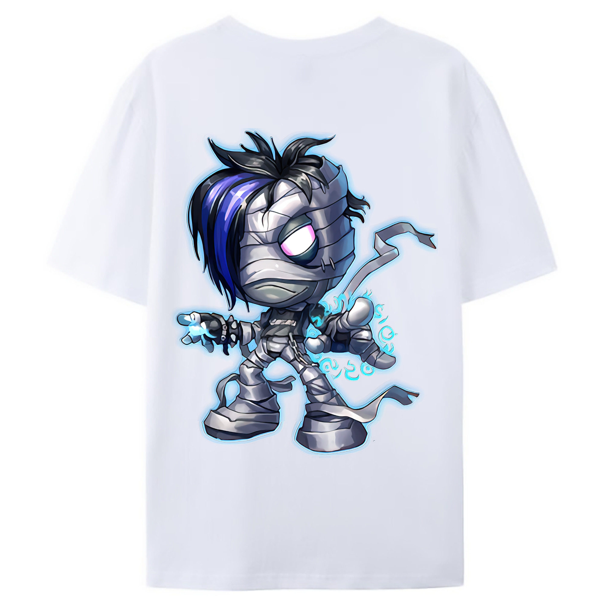 （画像用） リーグ・オブ・レジェンド League of Legends LOL 綿100％ メンズ半袖Tシャツ（バックプリント） 通気性