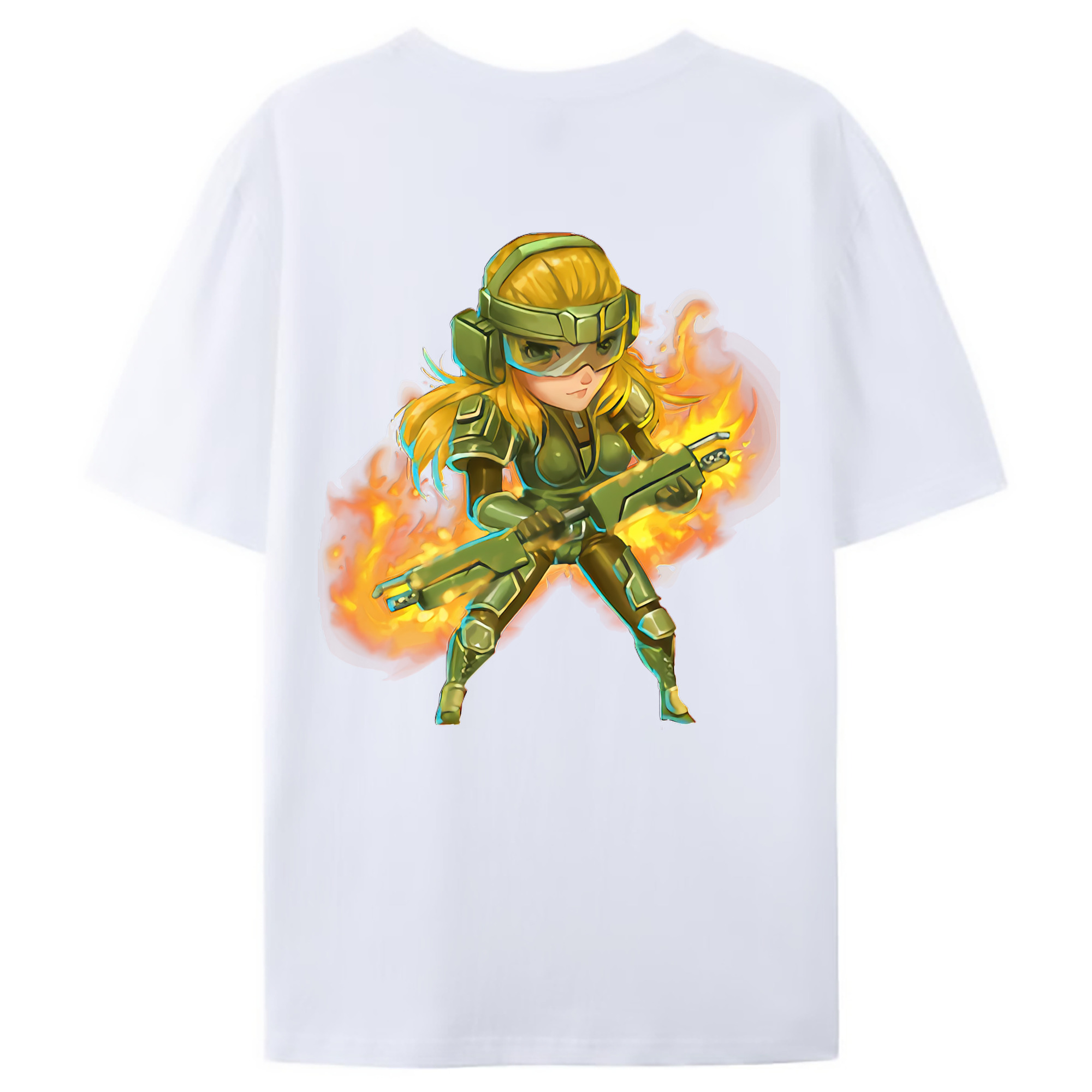 （画像用） リーグ・オブ・レジェンド League of Legends LOL 綿100％ メンズ半袖Tシャツ（バックプリント） 通気性