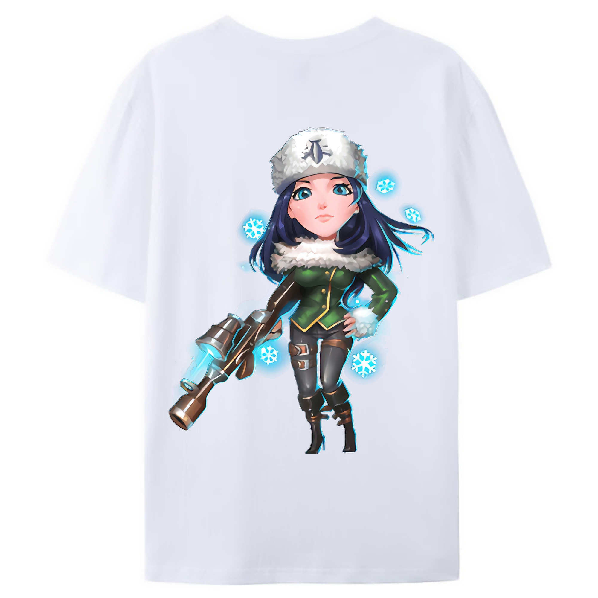 （画像用） リーグ・オブ・レジェンド League of Legends LOL 綿100％ メンズ半袖Tシャツ（バックプリント） 通気性