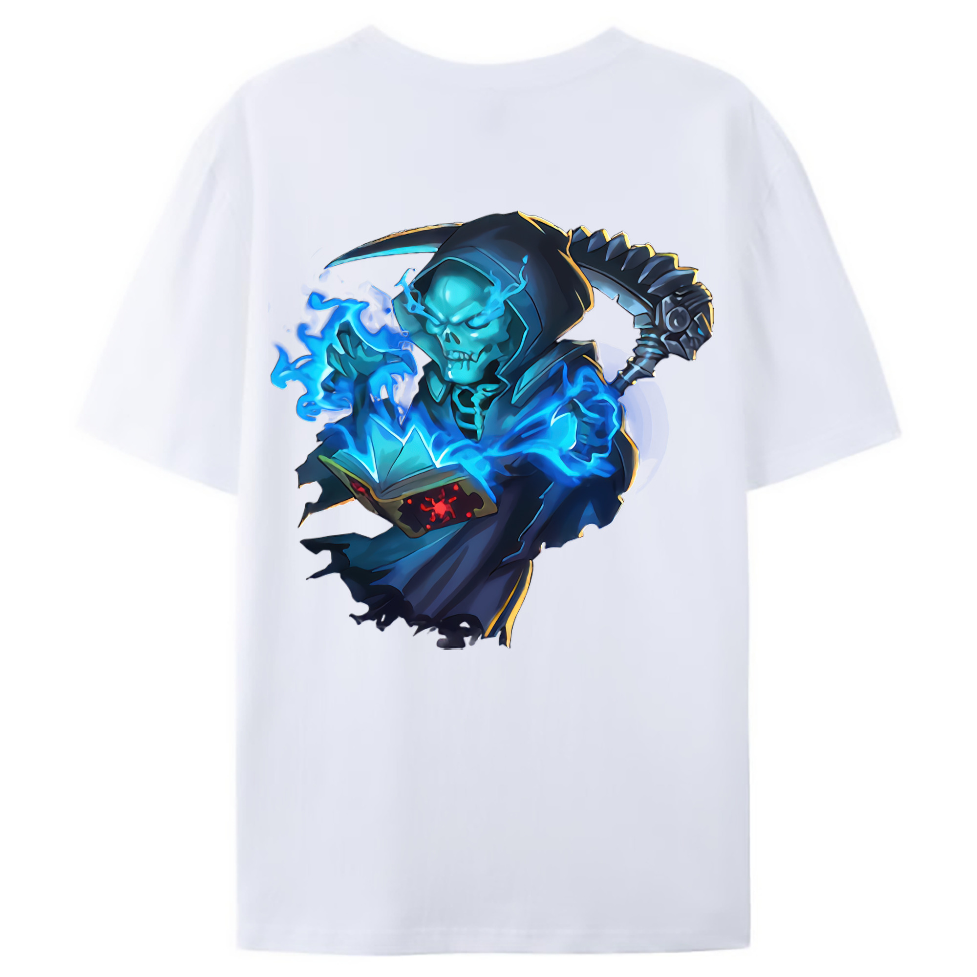 （画像用） リーグ・オブ・レジェンド League of Legends LOL 綿100％ メンズ半袖Tシャツ（バックプリント） 通気性