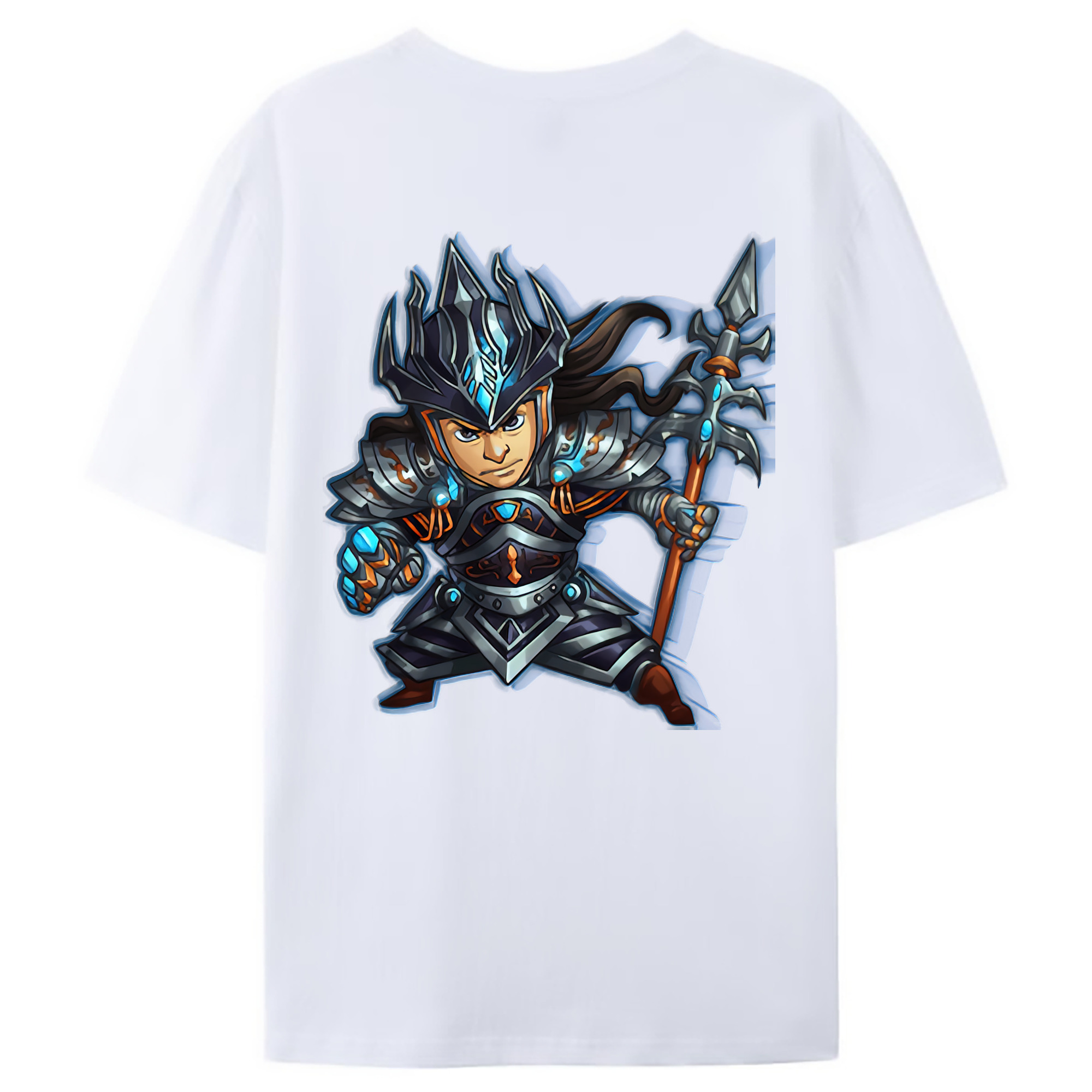 （画像用） リーグ・オブ・レジェンド League of Legends LOL 綿100％ メンズ半袖Tシャツ（バックプリント） 通気性