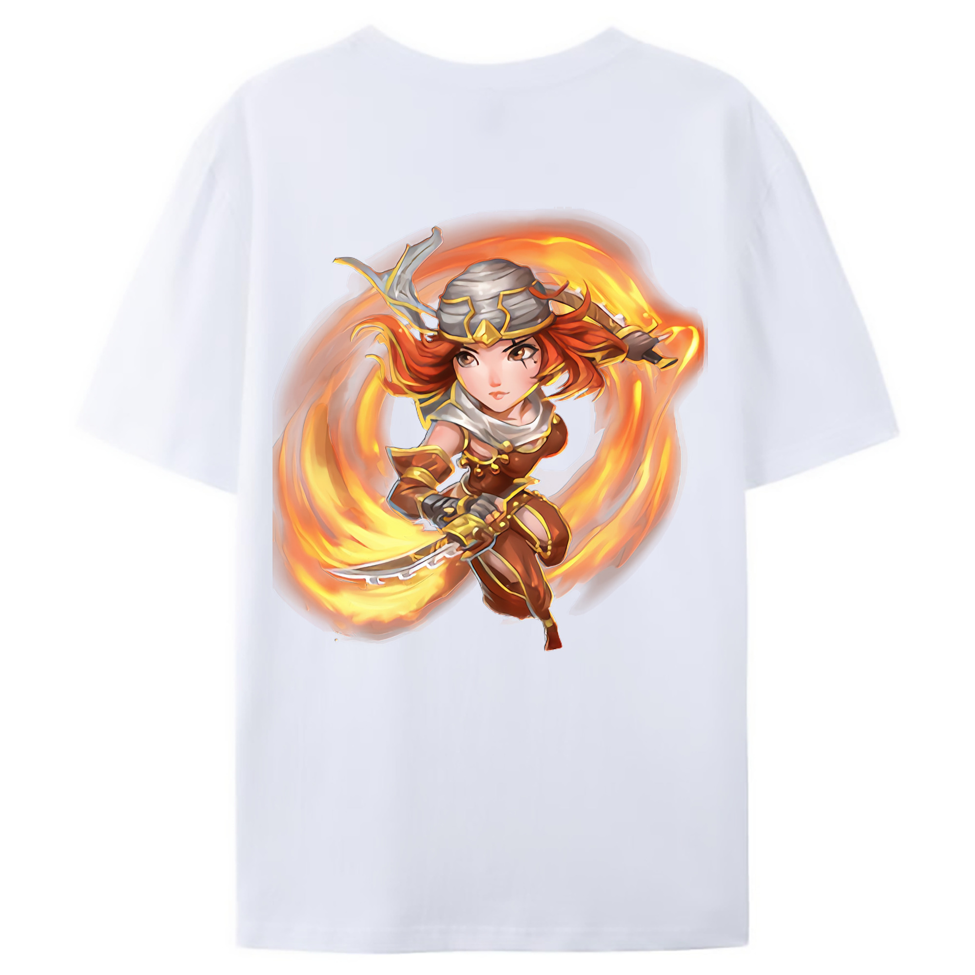 （画像用） リーグ・オブ・レジェンド League of Legends LOL 綿100％ メンズ半袖Tシャツ（バックプリント） 通気性