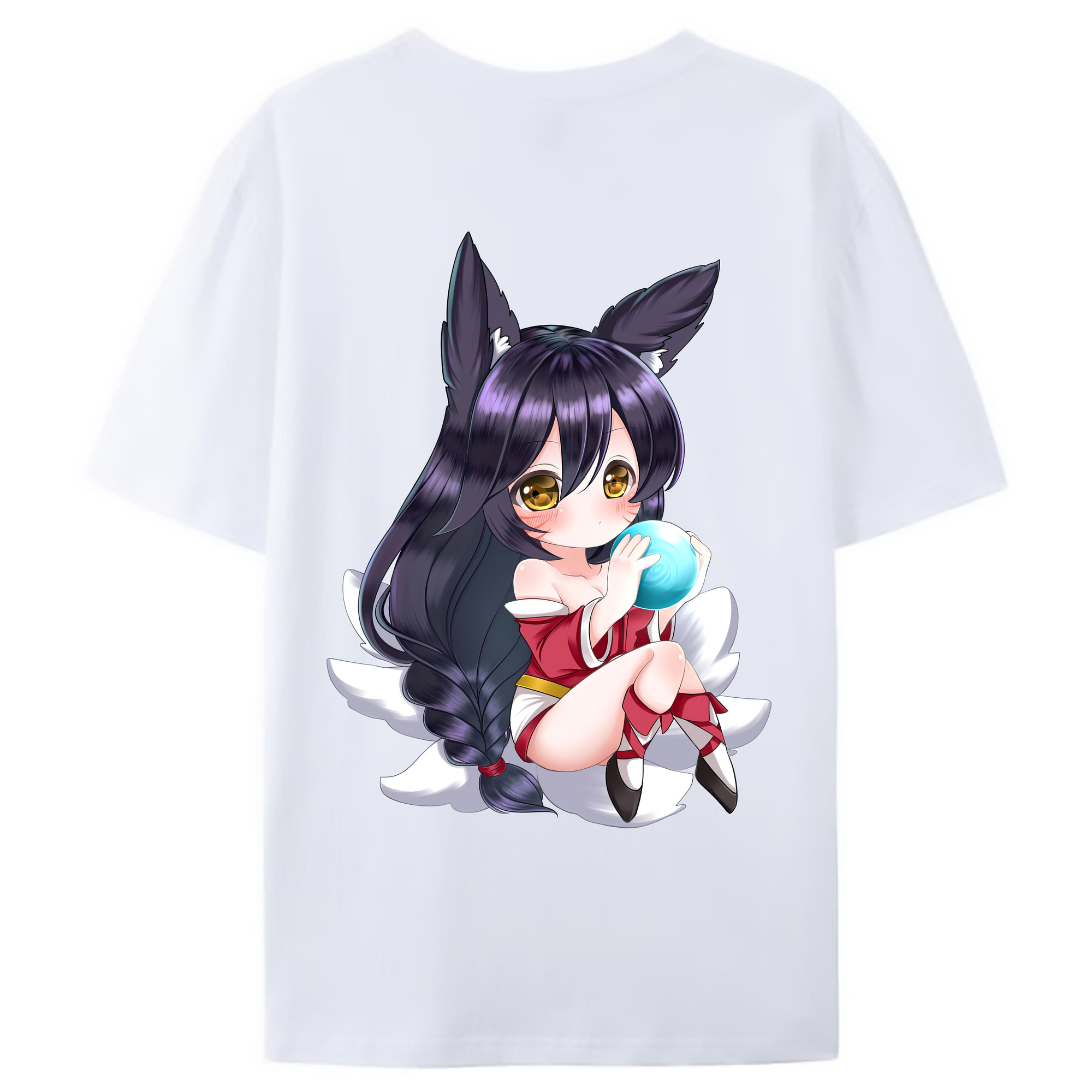 （画像用） リーグ・オブ・レジェンド League of Legends LOL 綿100％ メンズ半袖Tシャツ（バックプリント） 通気性
