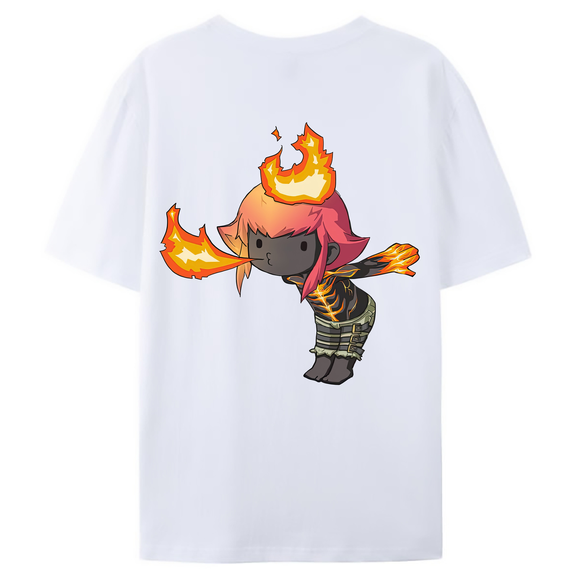 （画像用） リーグ・オブ・レジェンド League of Legends LOL 綿100％ メンズ半袖Tシャツ（バックプリント） 通気性
