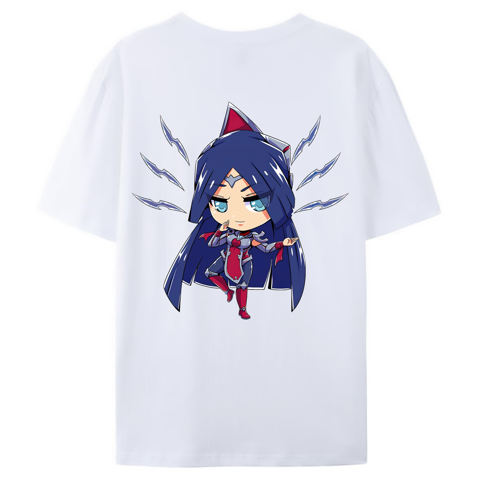 （画像用） リーグ・オブ・レジェンド League of Legends LOL 綿100％ メンズ半袖Tシャツ（バックプリント） 通気性