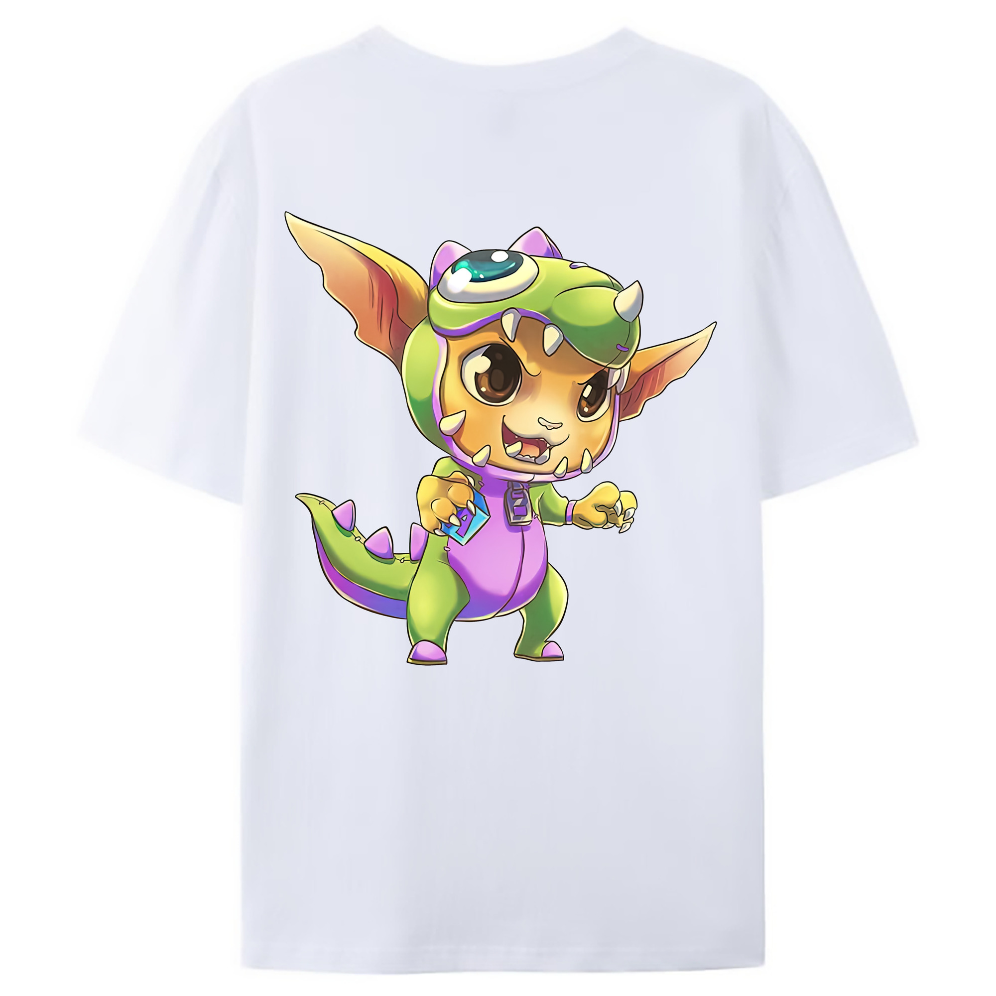 （画像用） リーグ・オブ・レジェンド League of Legends LOL 綿100％ メンズ半袖Tシャツ（バックプリント） 通気性