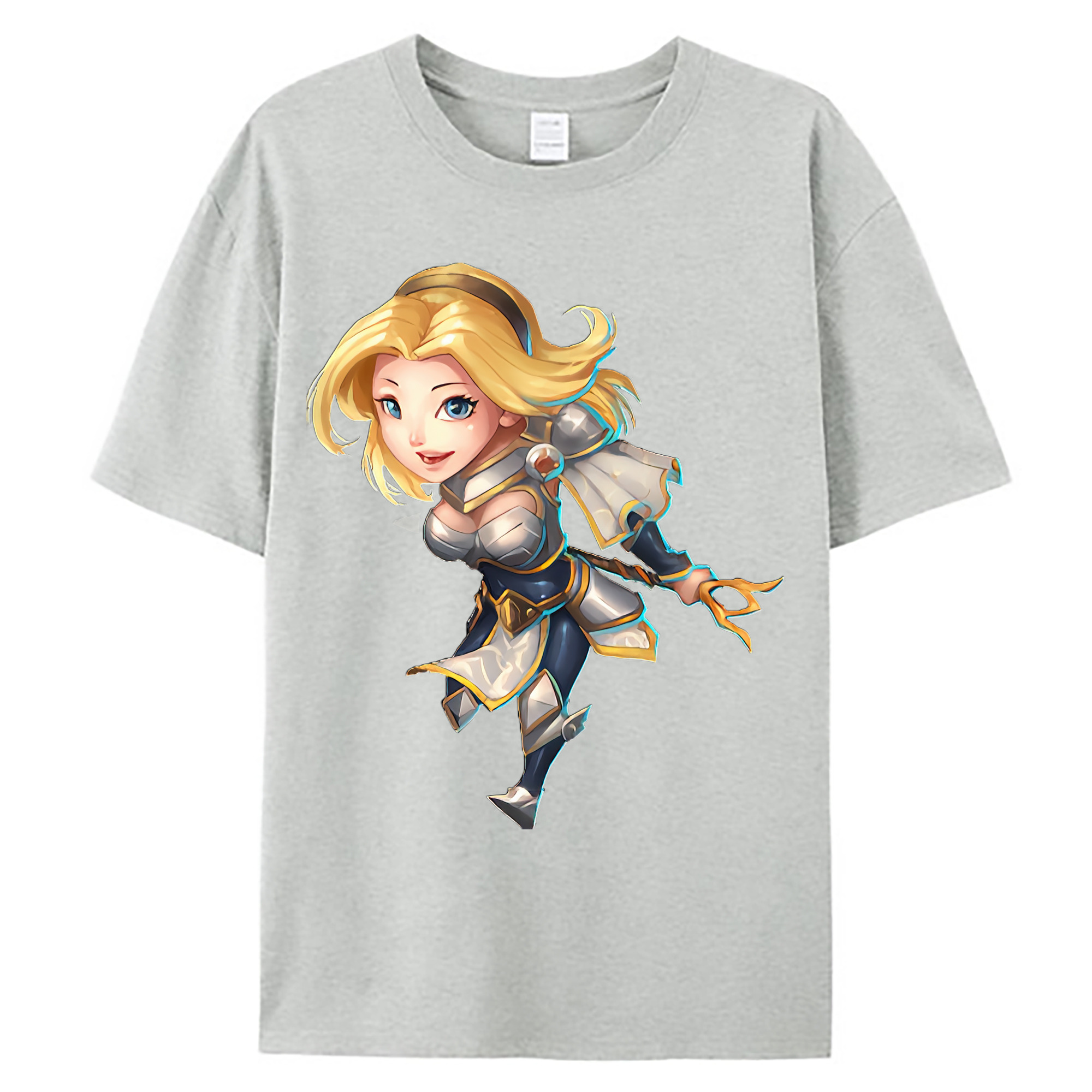 （画像用） リーグ・オブ・レジェンド League of Legends LOL 綿100％ メンズ半袖Tシャツ｜肌触りやわらか＆通気性