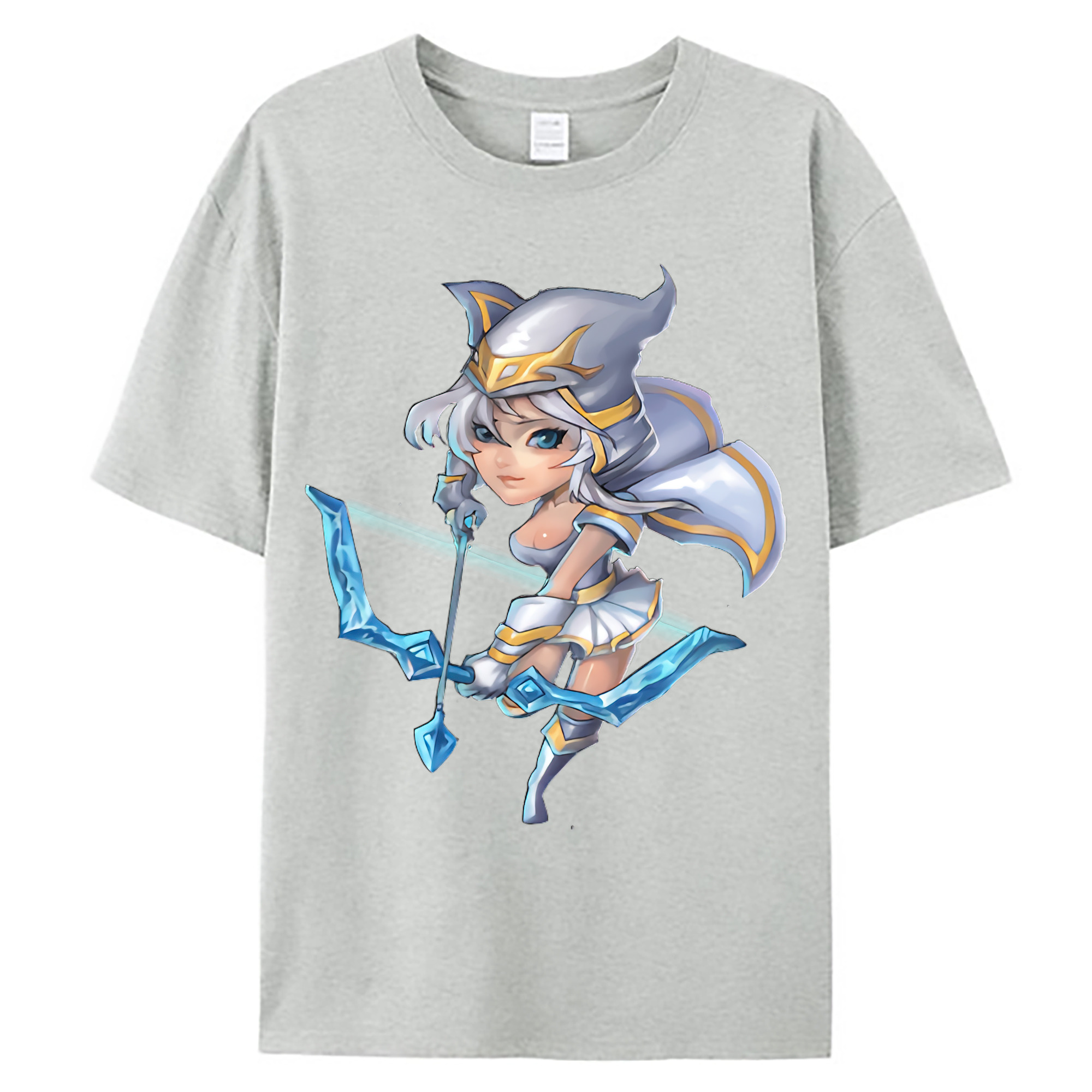 （画像用） リーグ・オブ・レジェンド League of Legends LOL 綿100％ メンズ半袖Tシャツ｜肌触りやわらか＆通気性