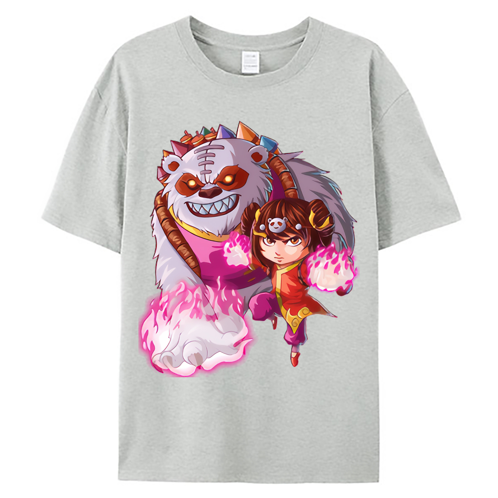 （画像用） リーグ・オブ・レジェンド League of Legends LOL 綿100％ メンズ半袖Tシャツ｜肌触りやわらか＆通気性